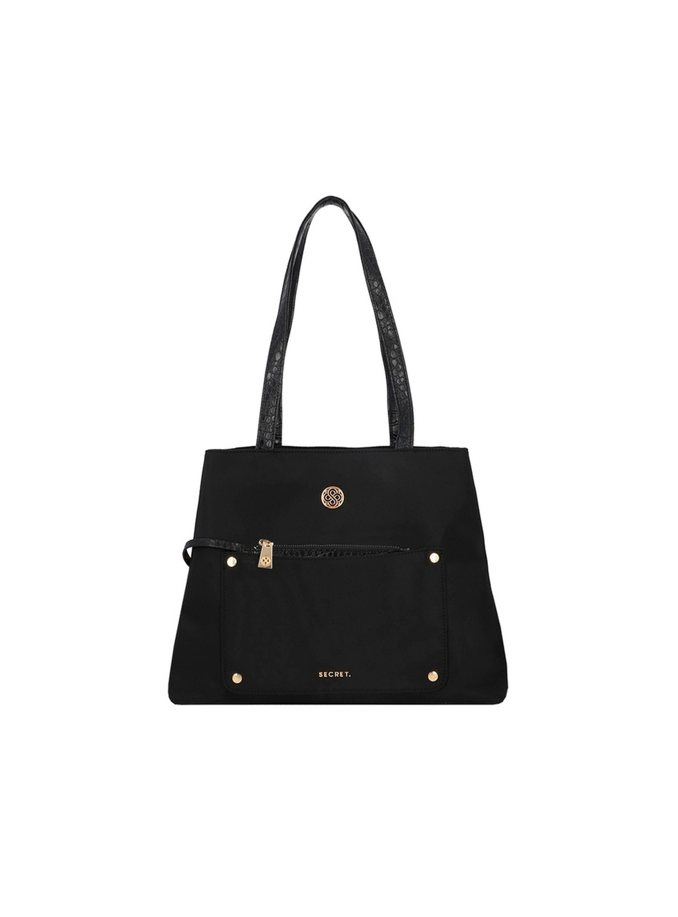 Cartera de hombro Secret Girona FW25 L Negro-0