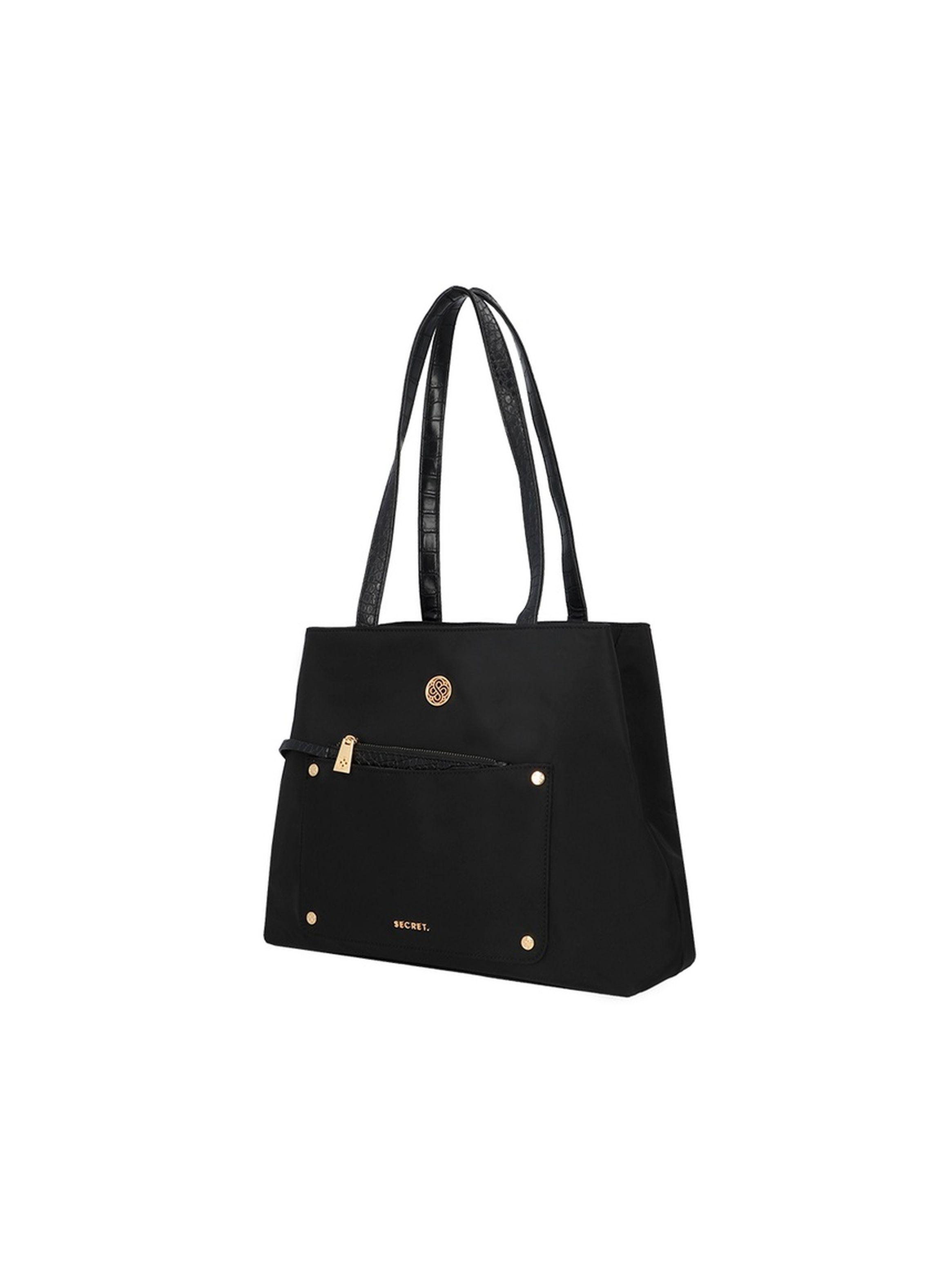 Cartera de hombro Secret Girona FW25 L Negro-1