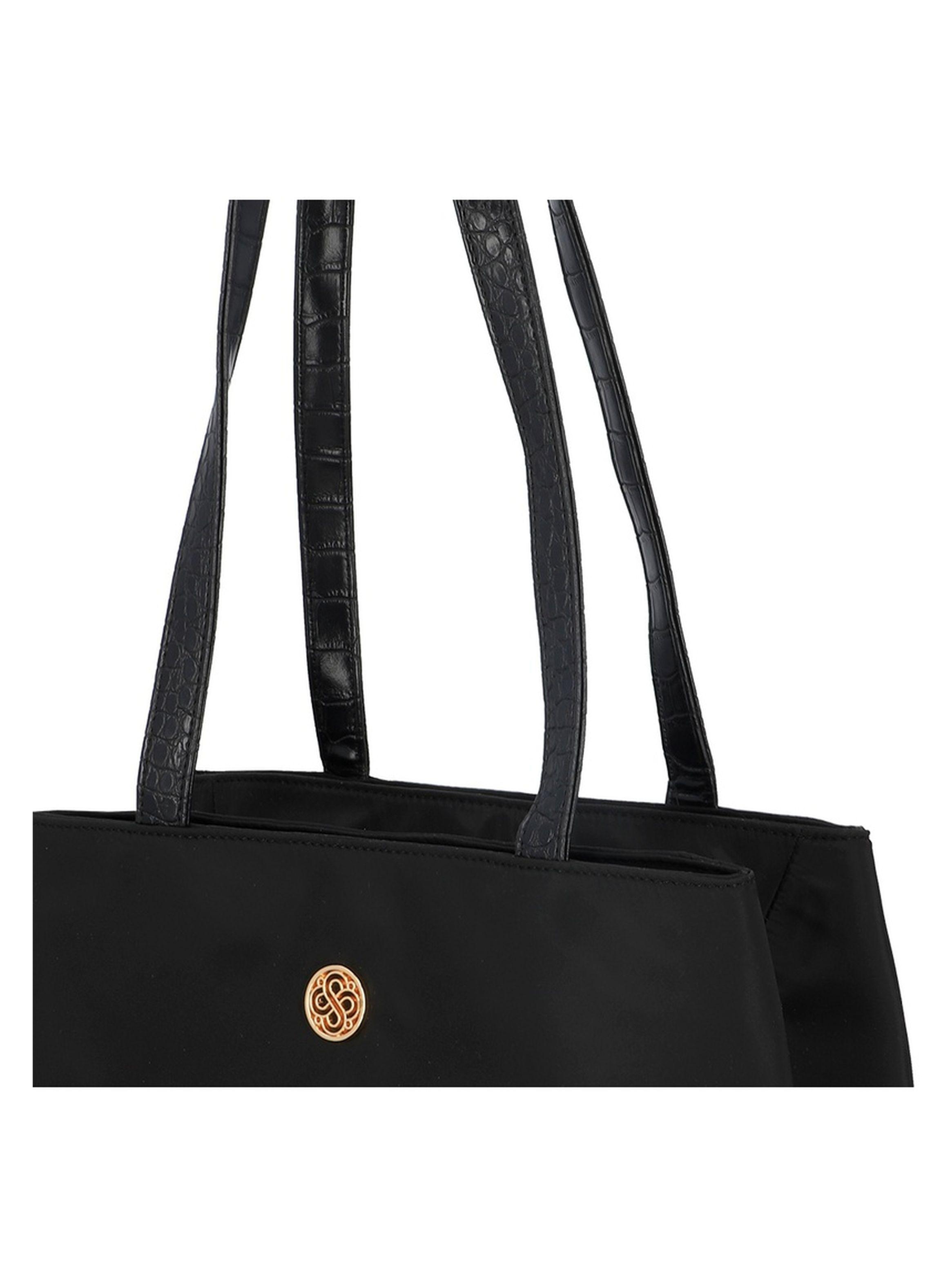 Cartera de hombro Secret Girona FW25 L Negro-4