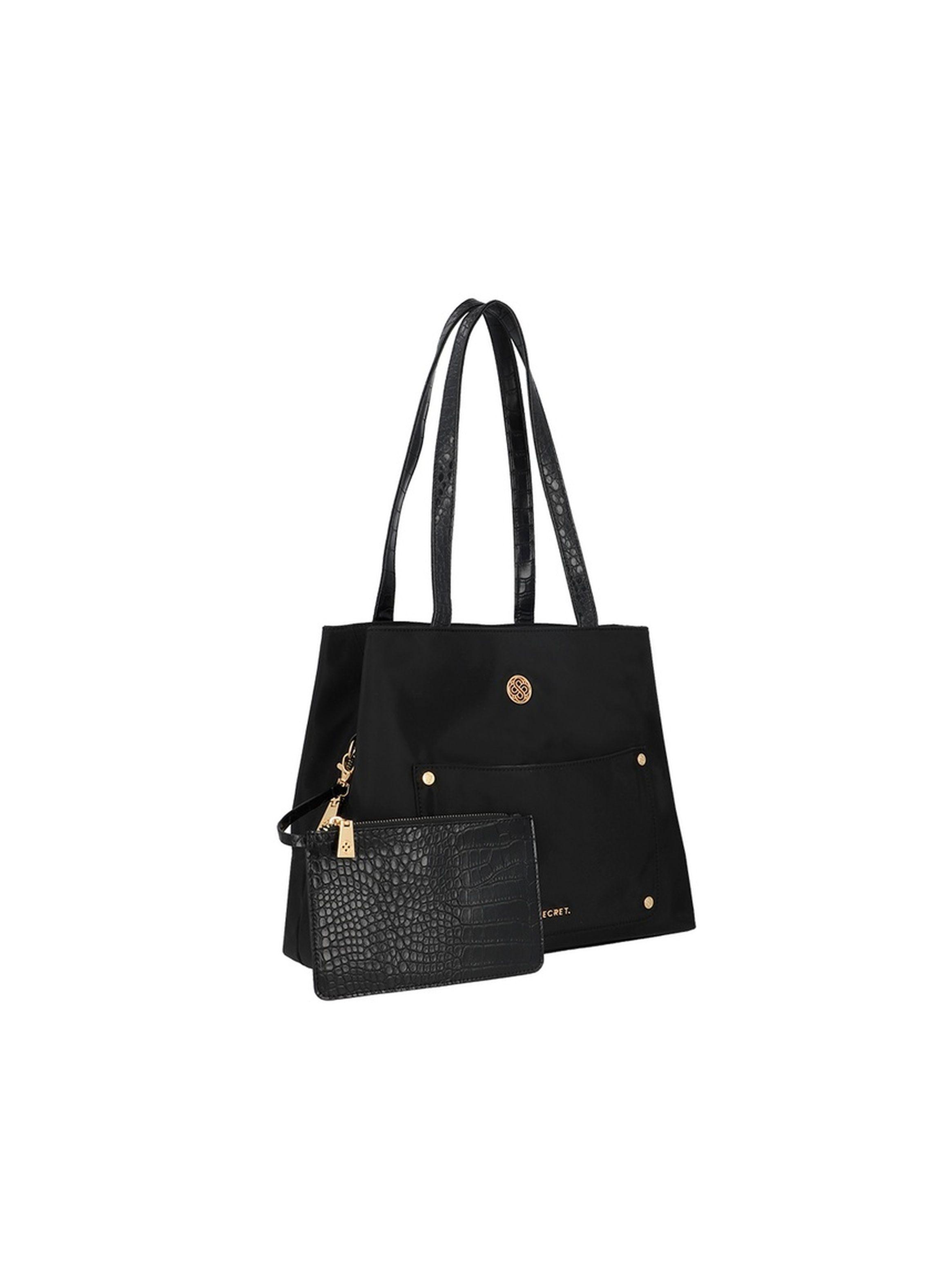 Cartera de hombro Secret Girona FW25 L Negro-5