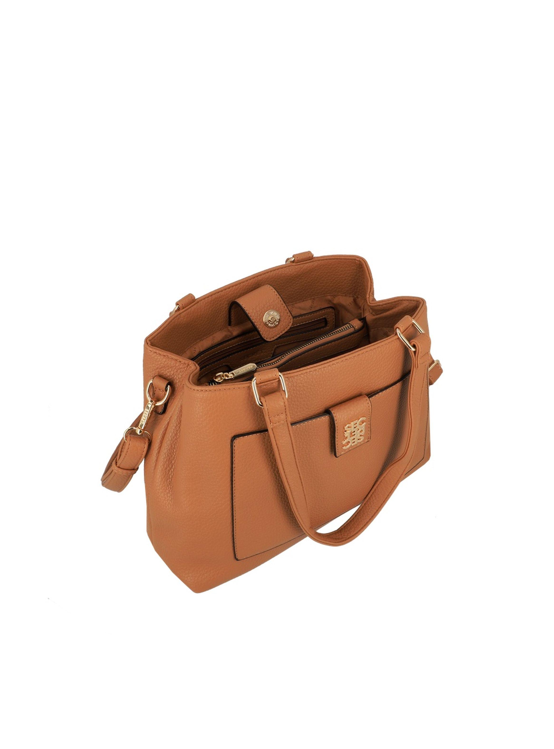 Cartera de hombro Secret Cambria SC6 L Café-3