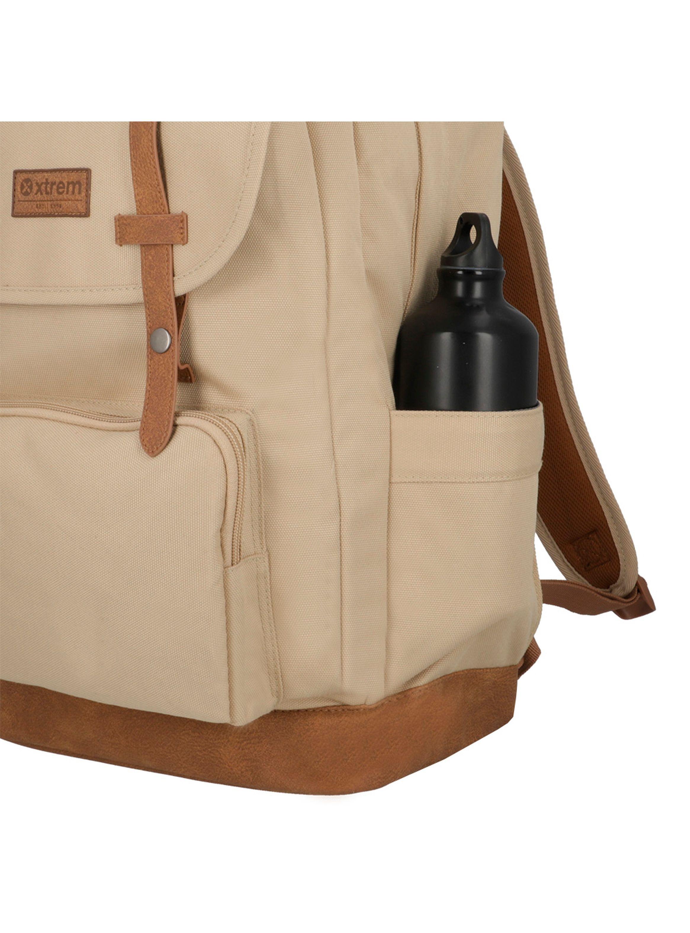 Mochila Notebook Xtrem Straps 2.0 5XT Beige 16"-5