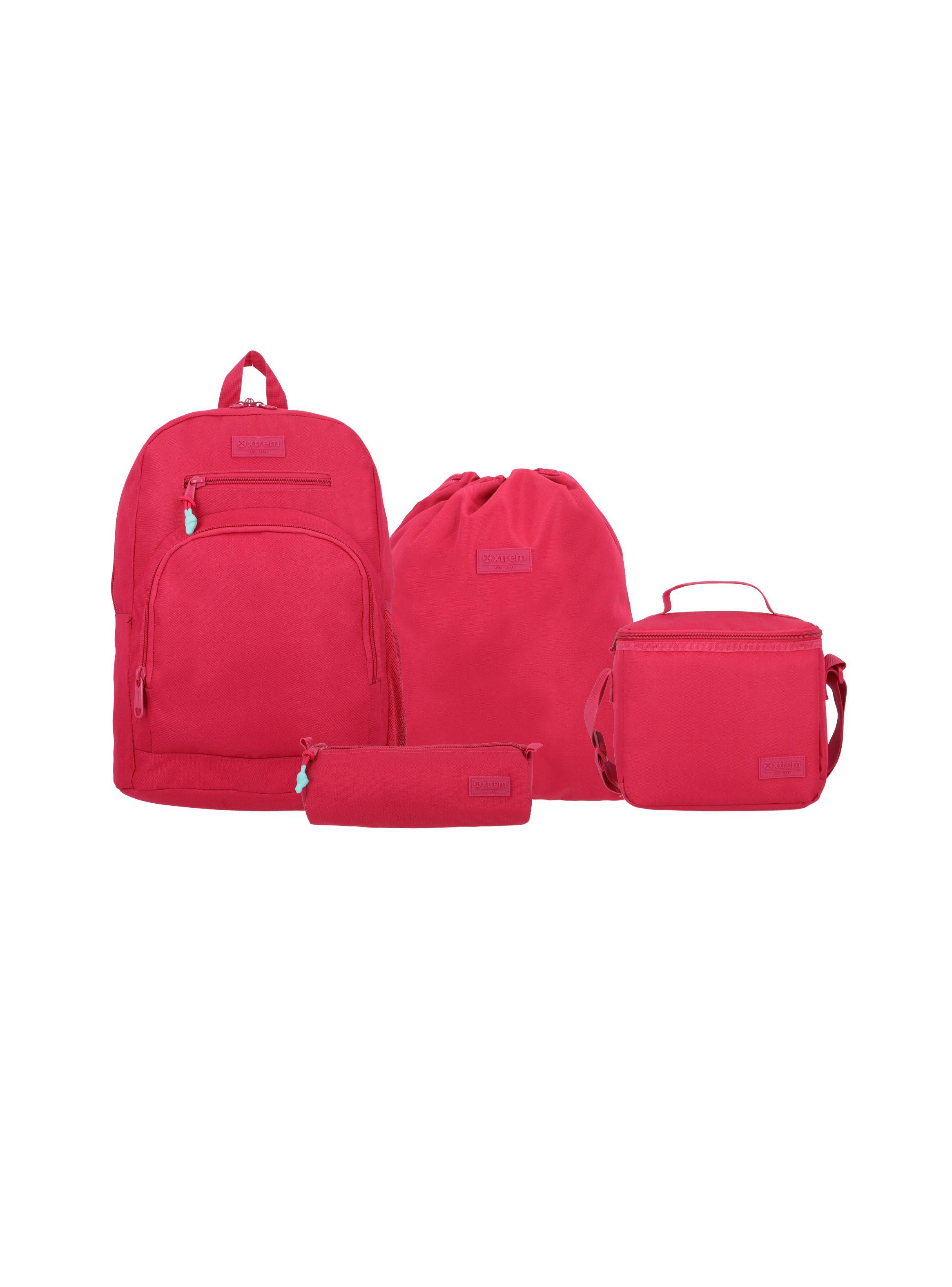 Multipack Mochila Niña Xtrem Rosado-0