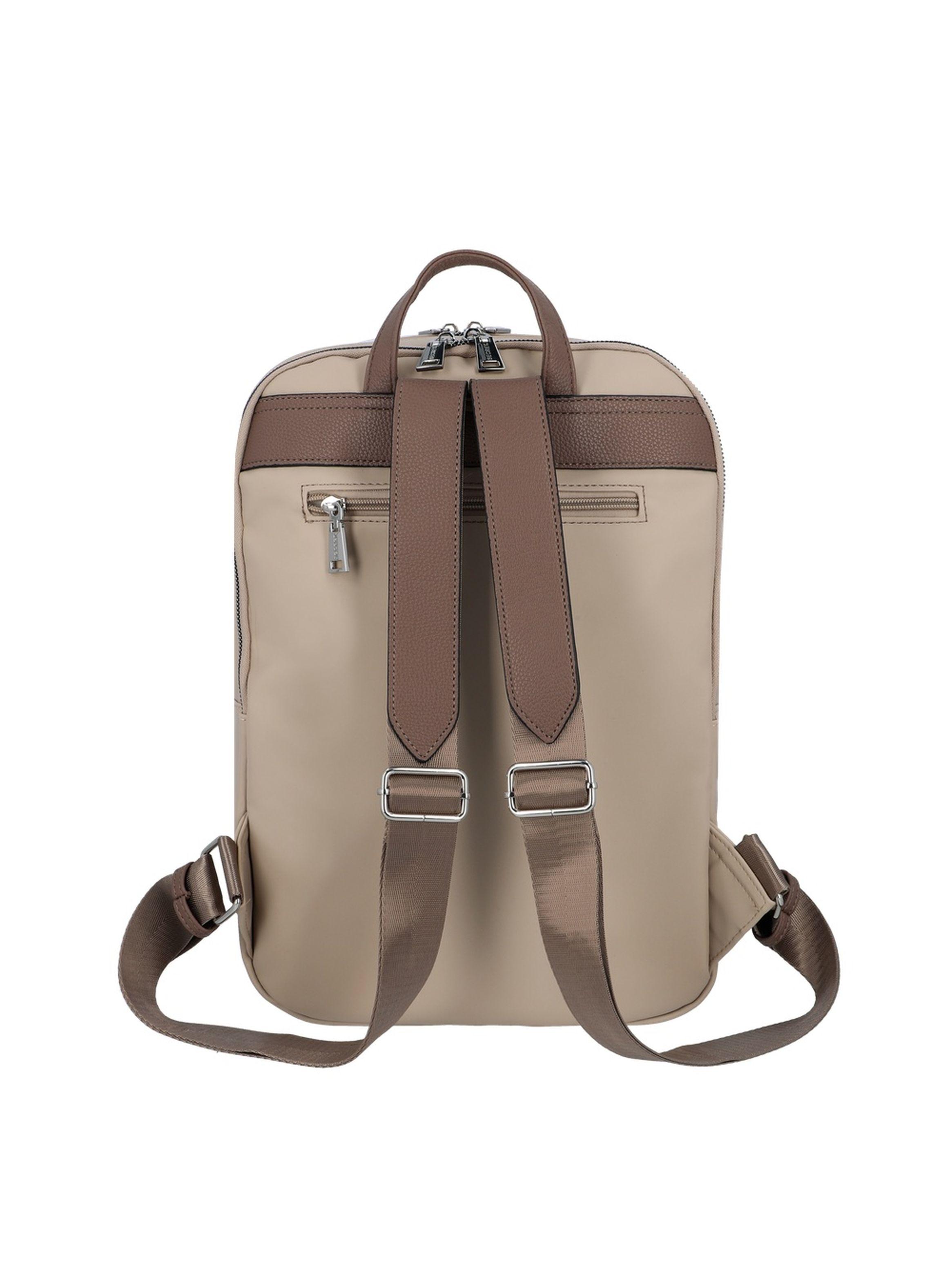 Mochila Notebook Secret Oxford ST6 Beige 15"-2