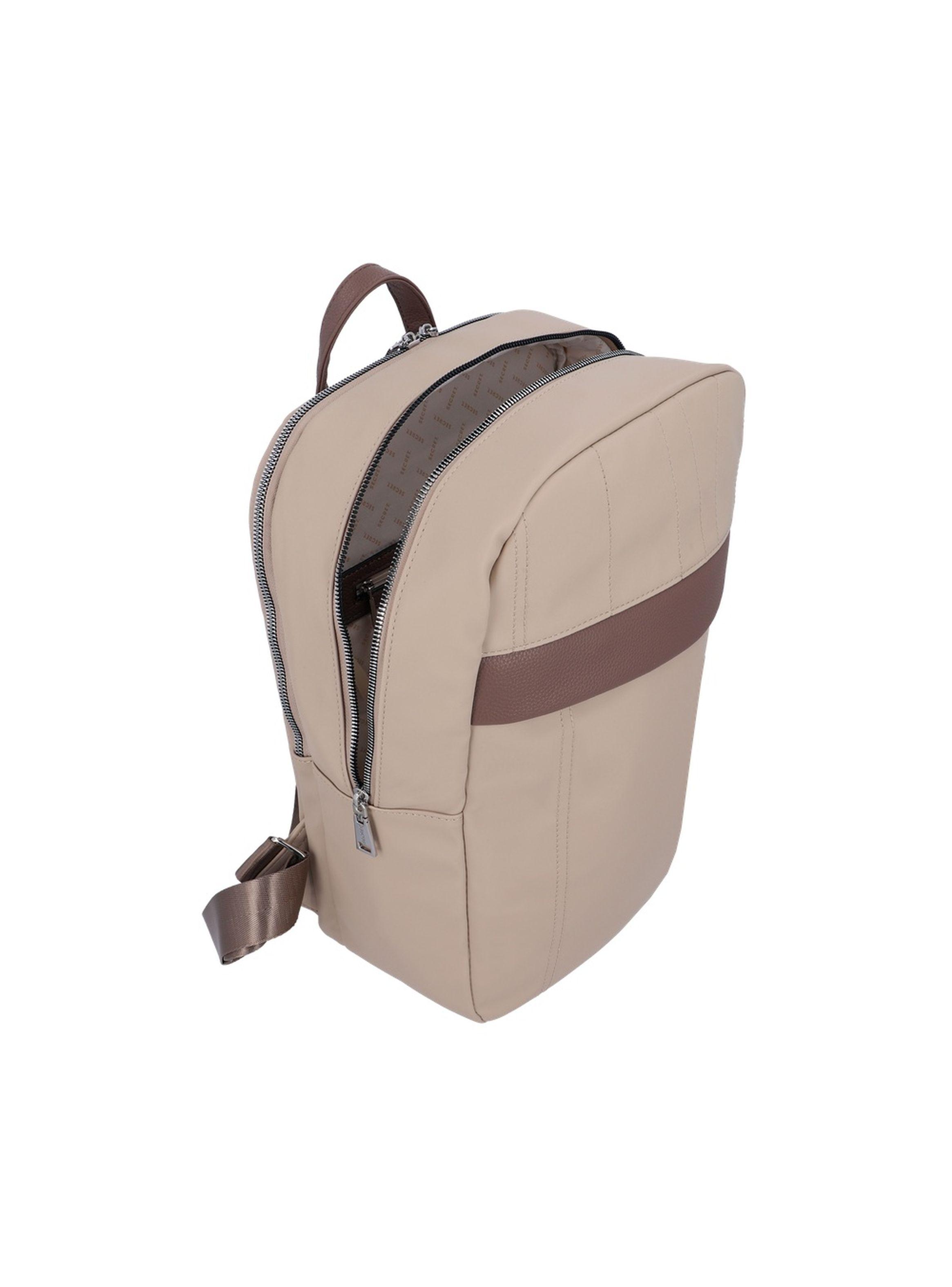 Mochila Notebook Secret Oxford ST6 Beige 15"-4