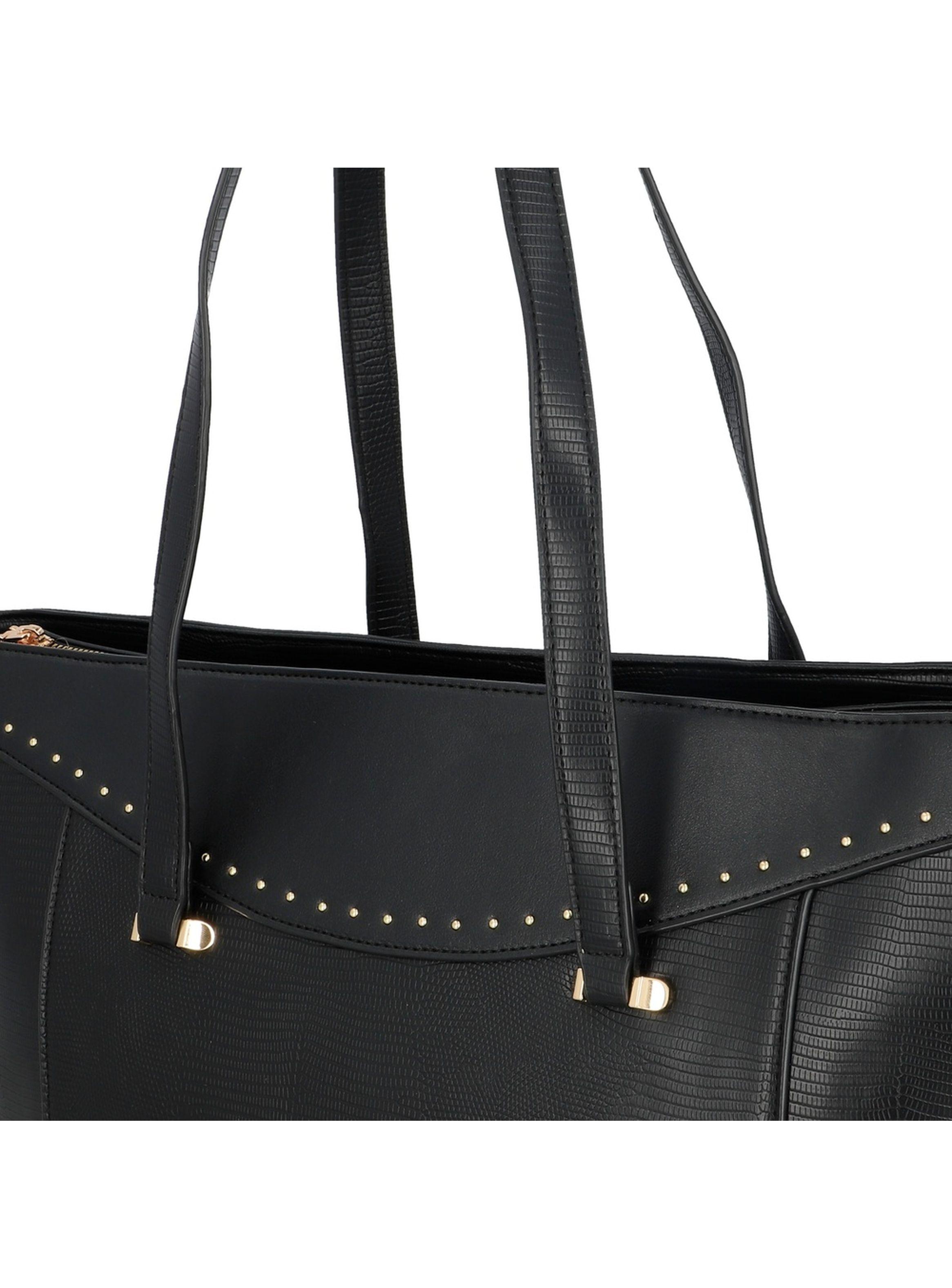 Cartera Tote Secret Provenza FW25 L Negro-4