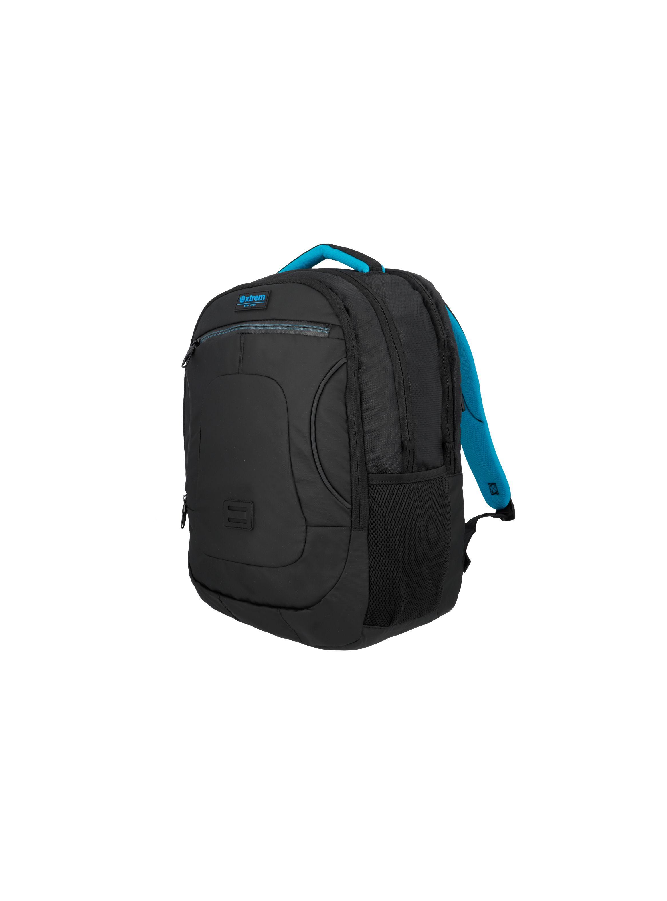 Mochila Notebook Xtrem Gamma 4XT Negro/Azul 17"-1