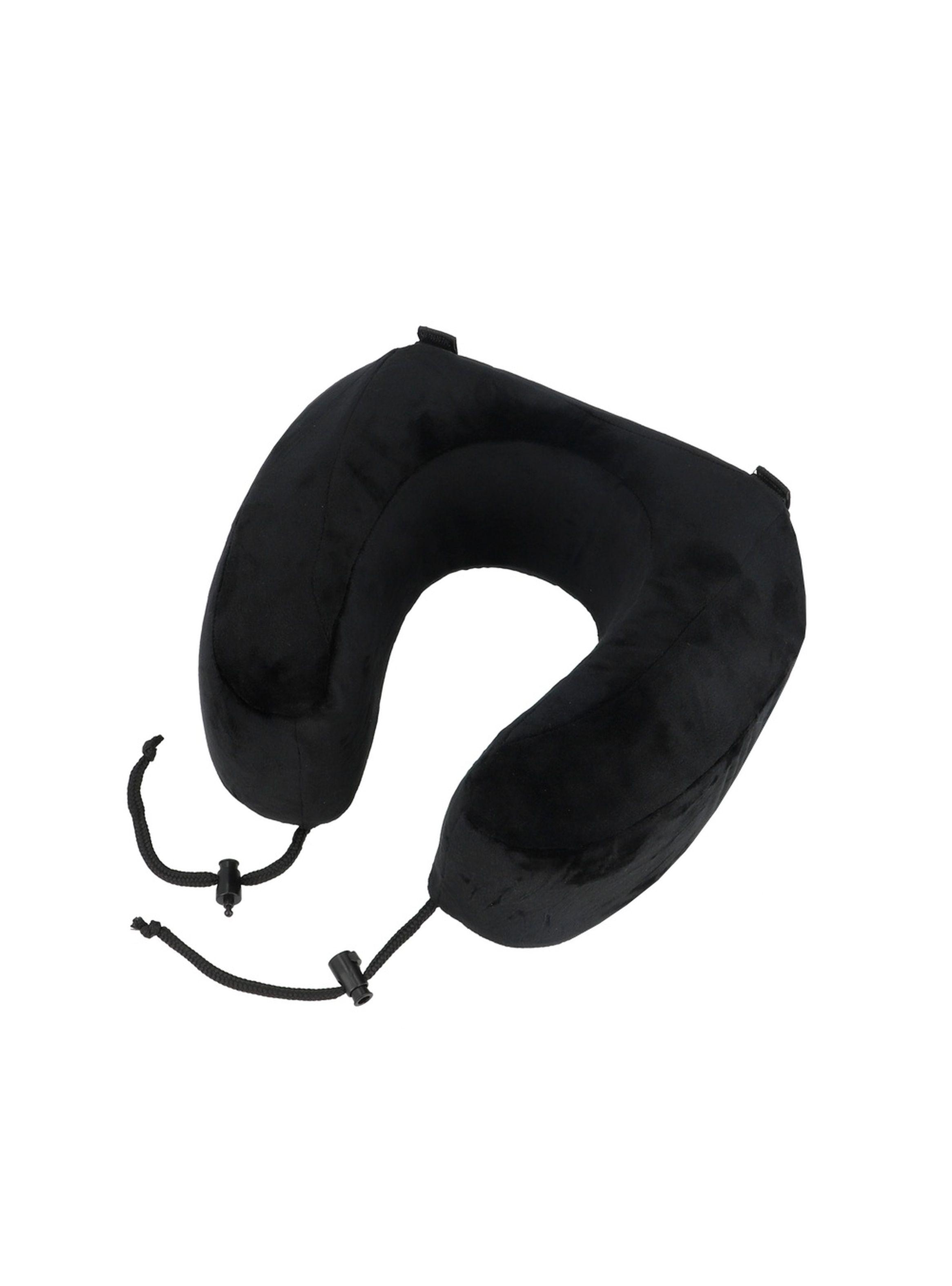 Almohada Cervical Enrollable para Viaje Saxoline Negro-0