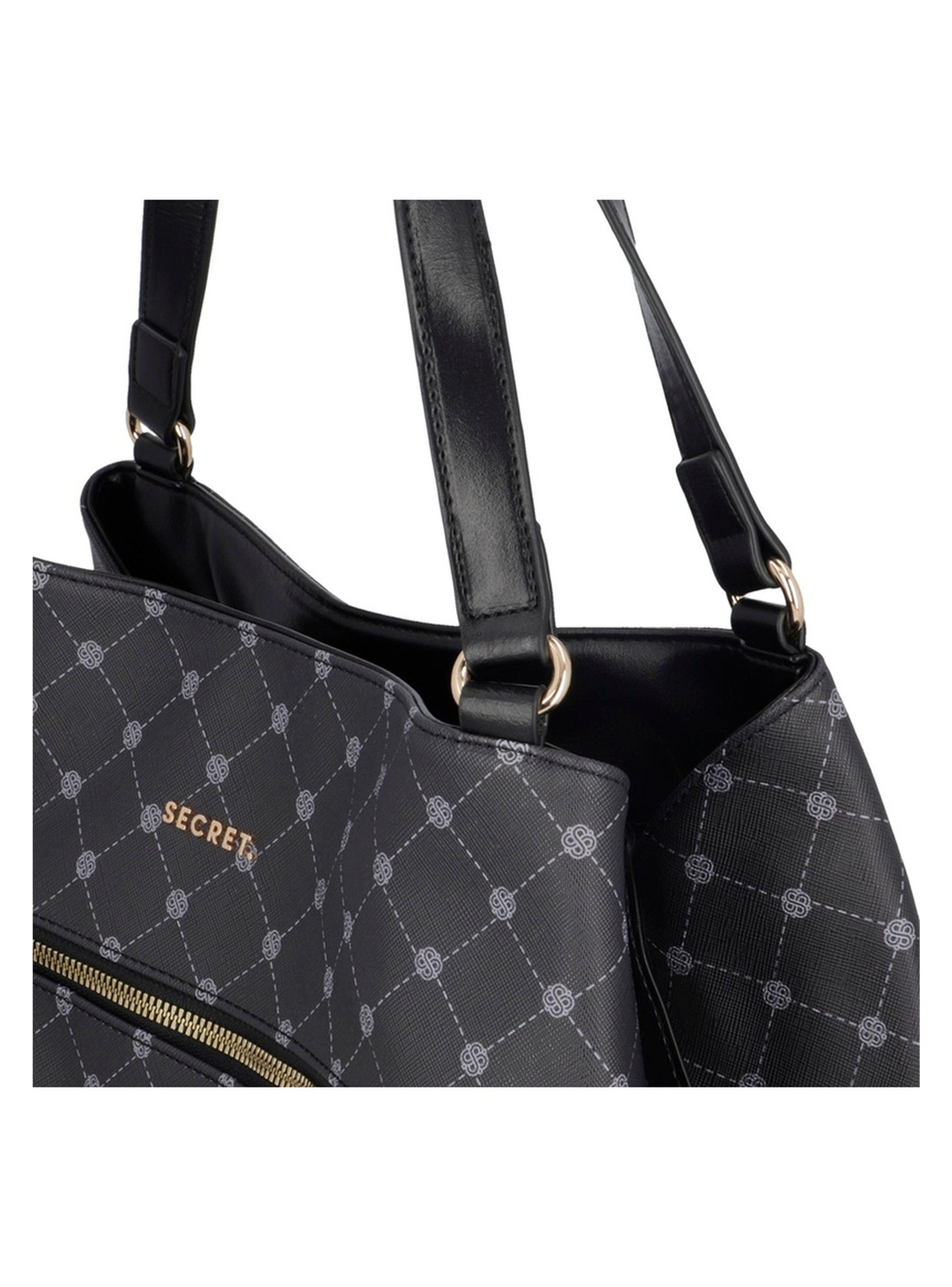 Cartera de Hombro Secret Avignon SS25 L Negro-4