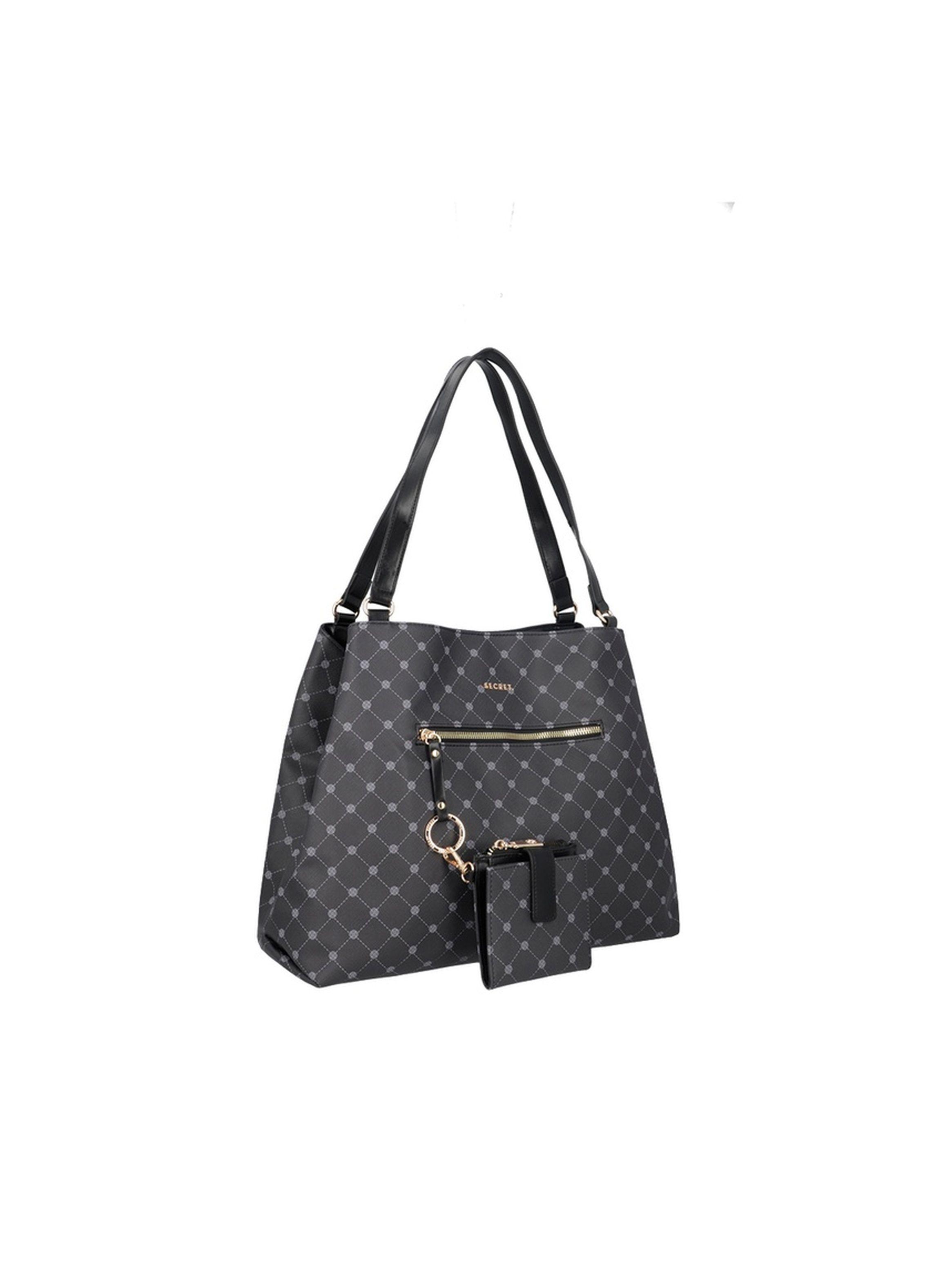 Cartera de Hombro Secret Avignon SS25 L Negro-5