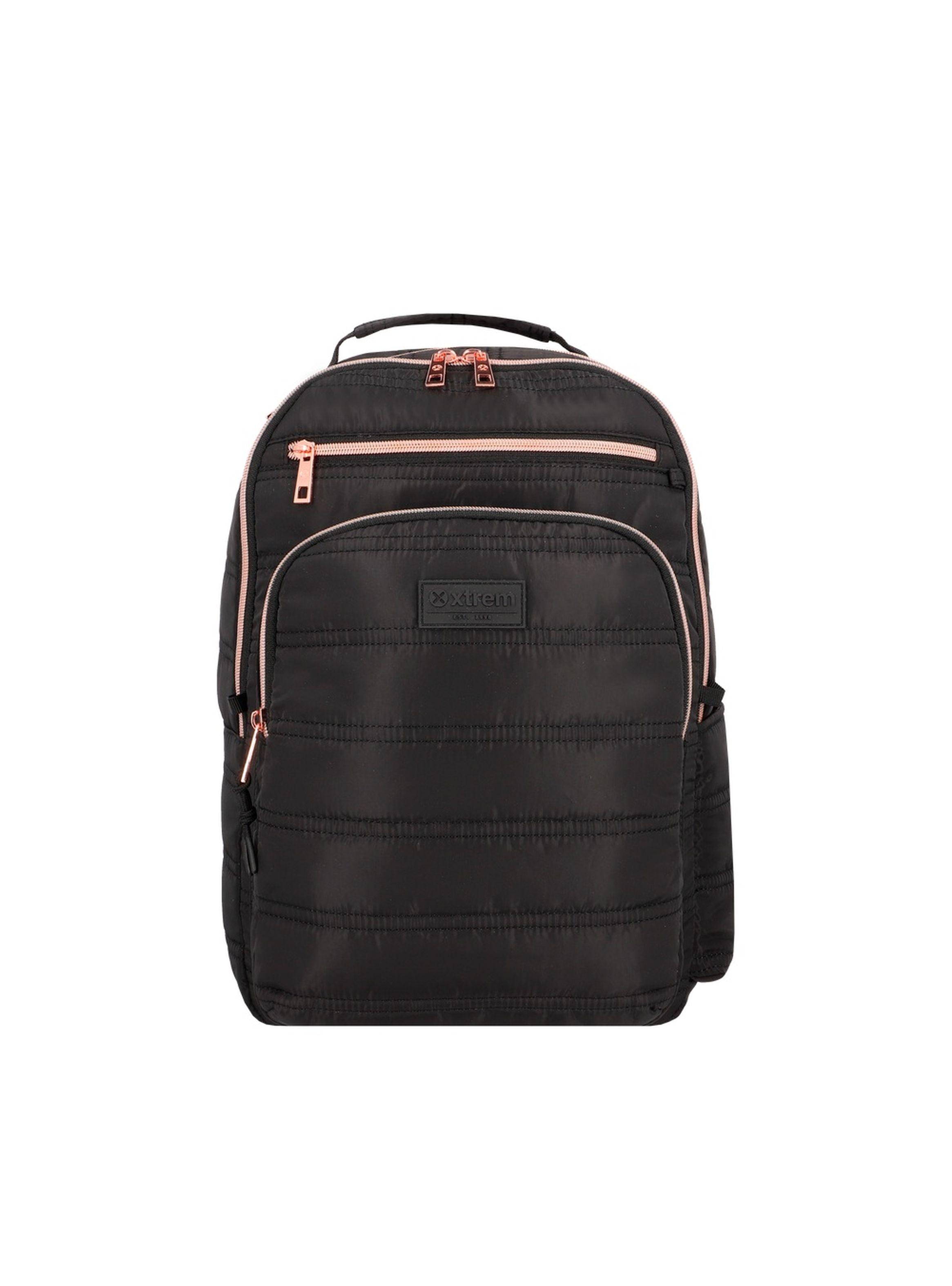 Mochila Notebook Xtrem Vermont 6XT Negro/Rose Gold 15"-0