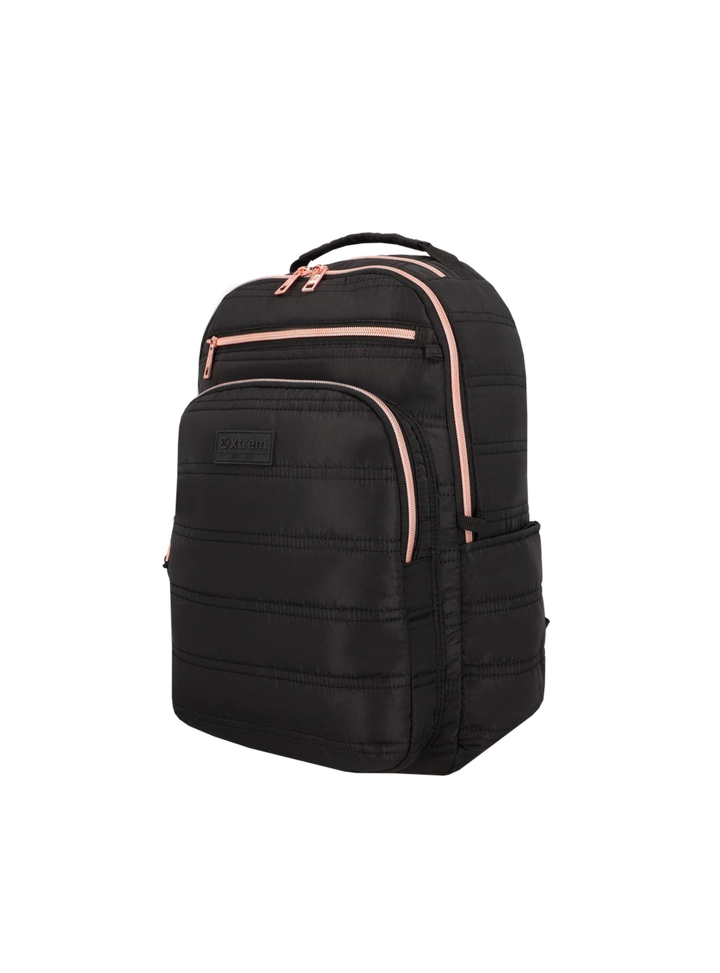 Mochila Notebook Xtrem Vermont 6XT Negro/Rose Gold 15"-1