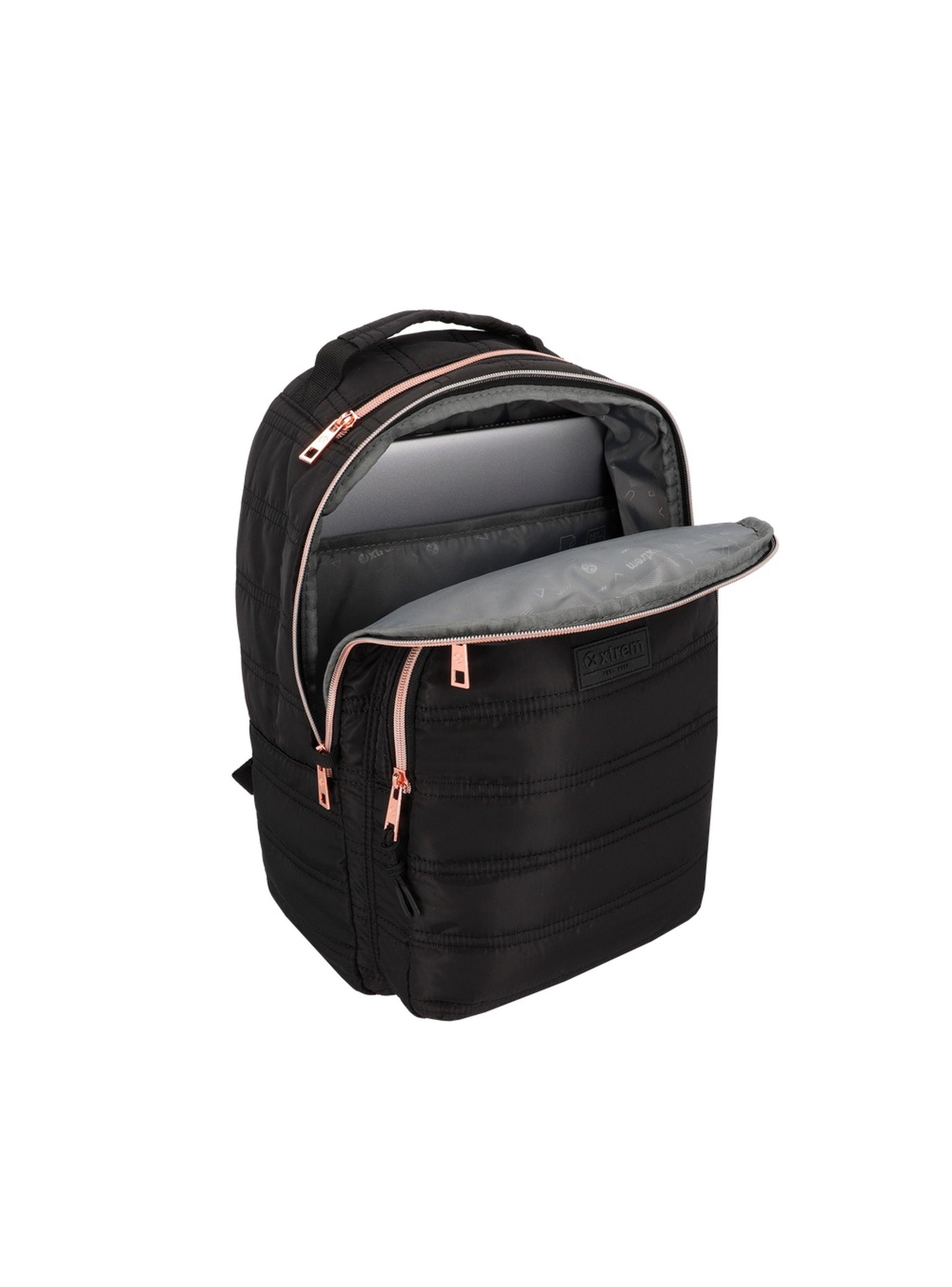 Mochila Notebook Xtrem Vermont 6XT Negro/Rose Gold 15"-3