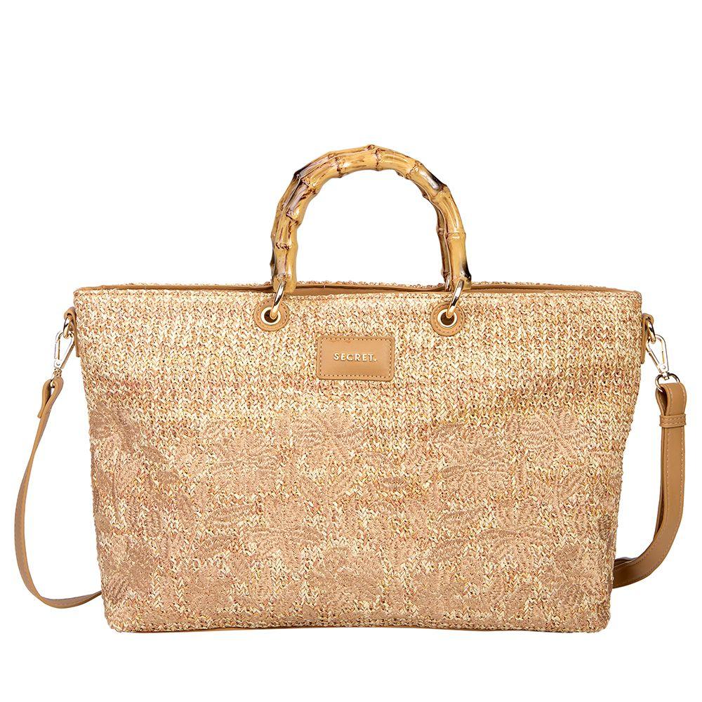 Cartera Tote Bag Secret Marruecos Beige L-0