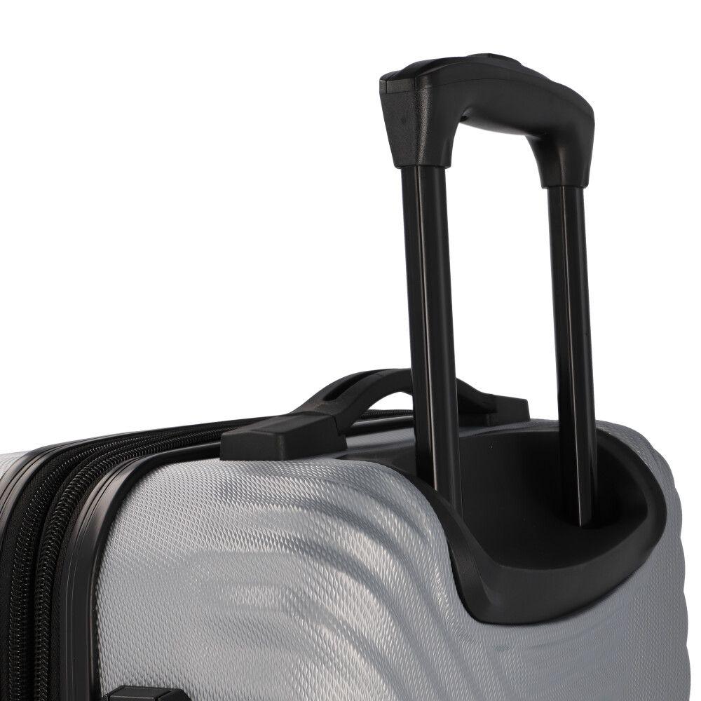 Maleta de Cabina Saxoline Boden Plateado-8