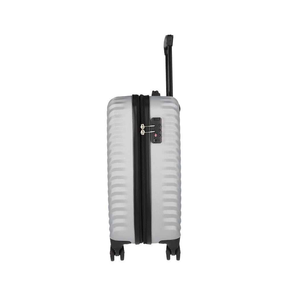 Maleta de Cabina Saxoline Boden Plateado-4