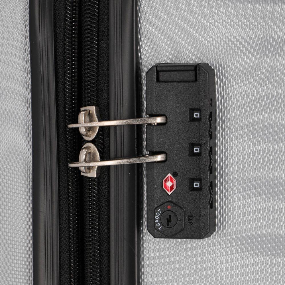 Maleta de Cabina Saxoline Boden Plateado-6