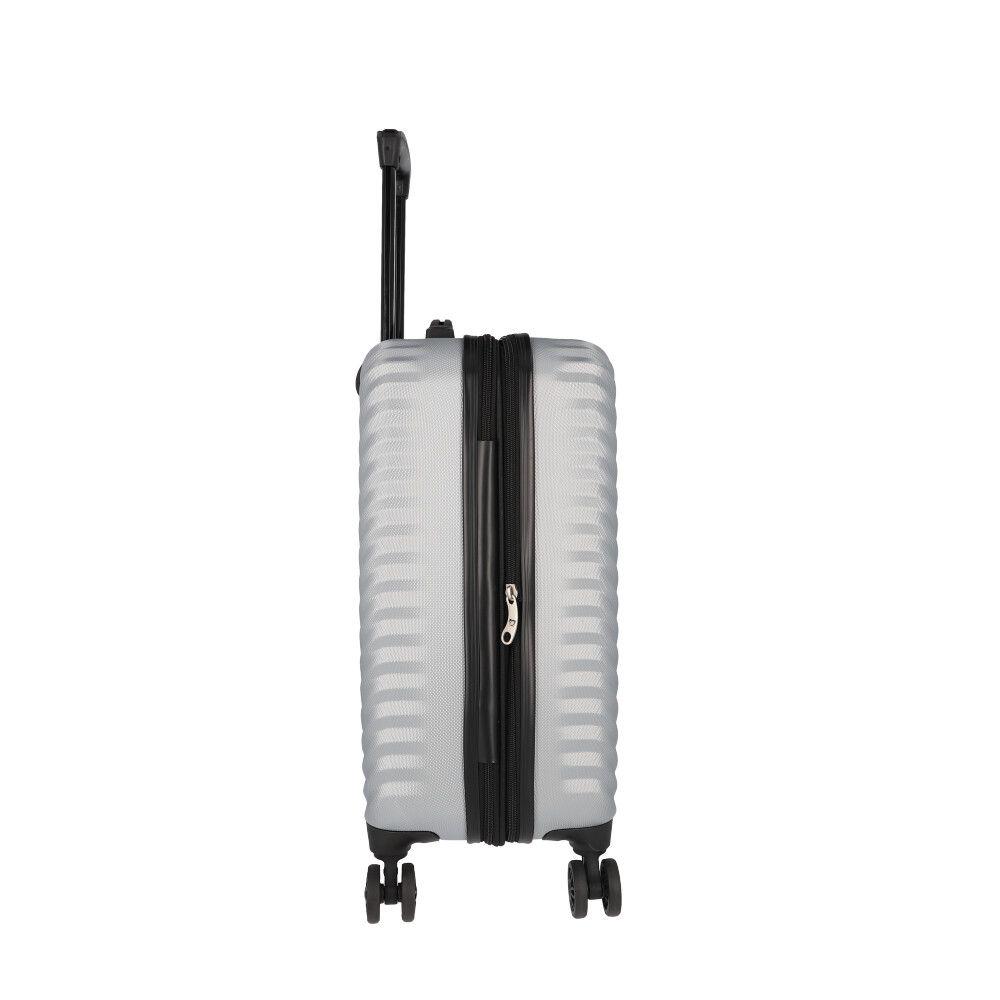 Maleta de Cabina Saxoline Boden Plateado-5