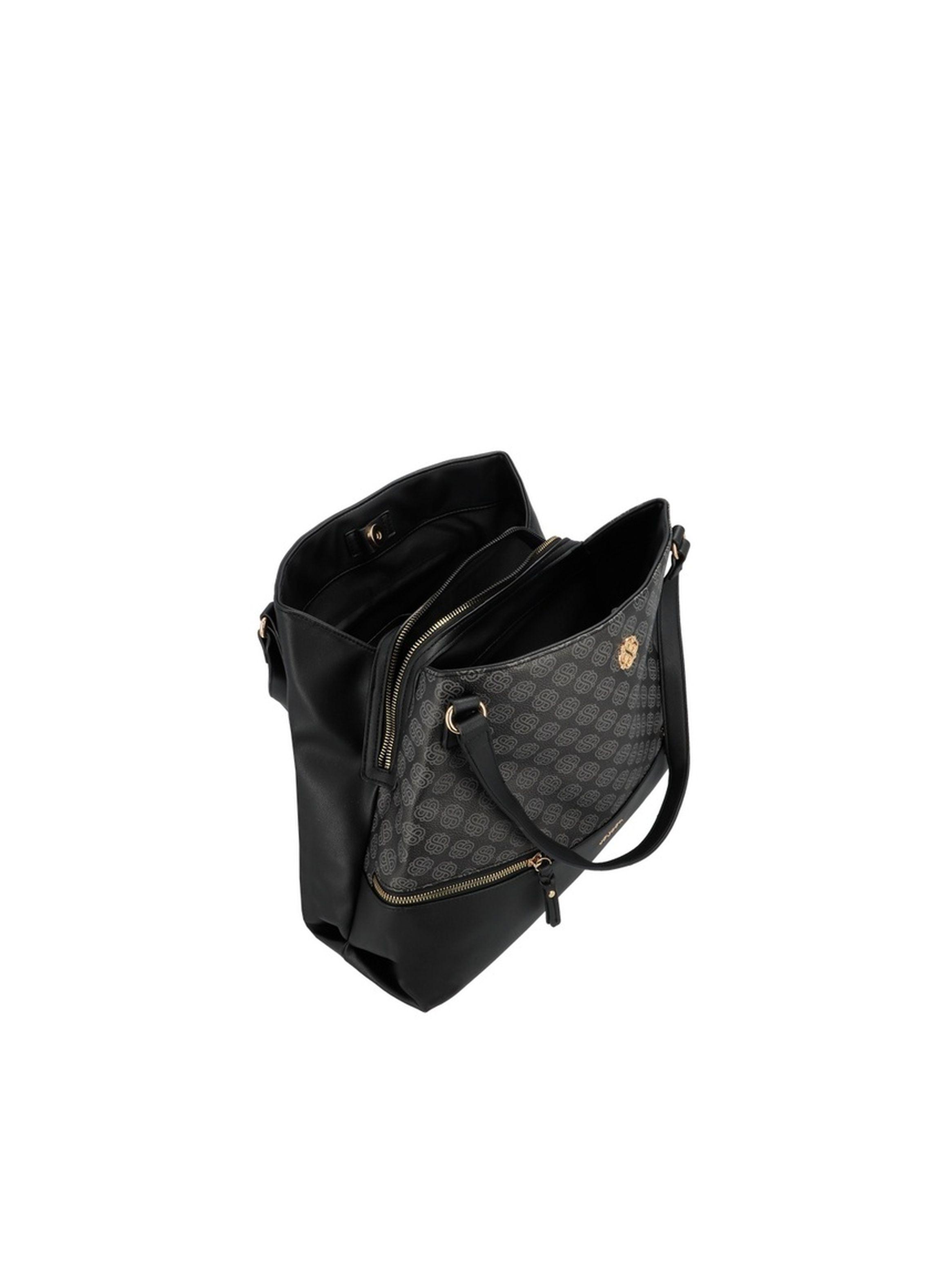 Cartera de hombro Secret Avignon FW25 L Negro-3