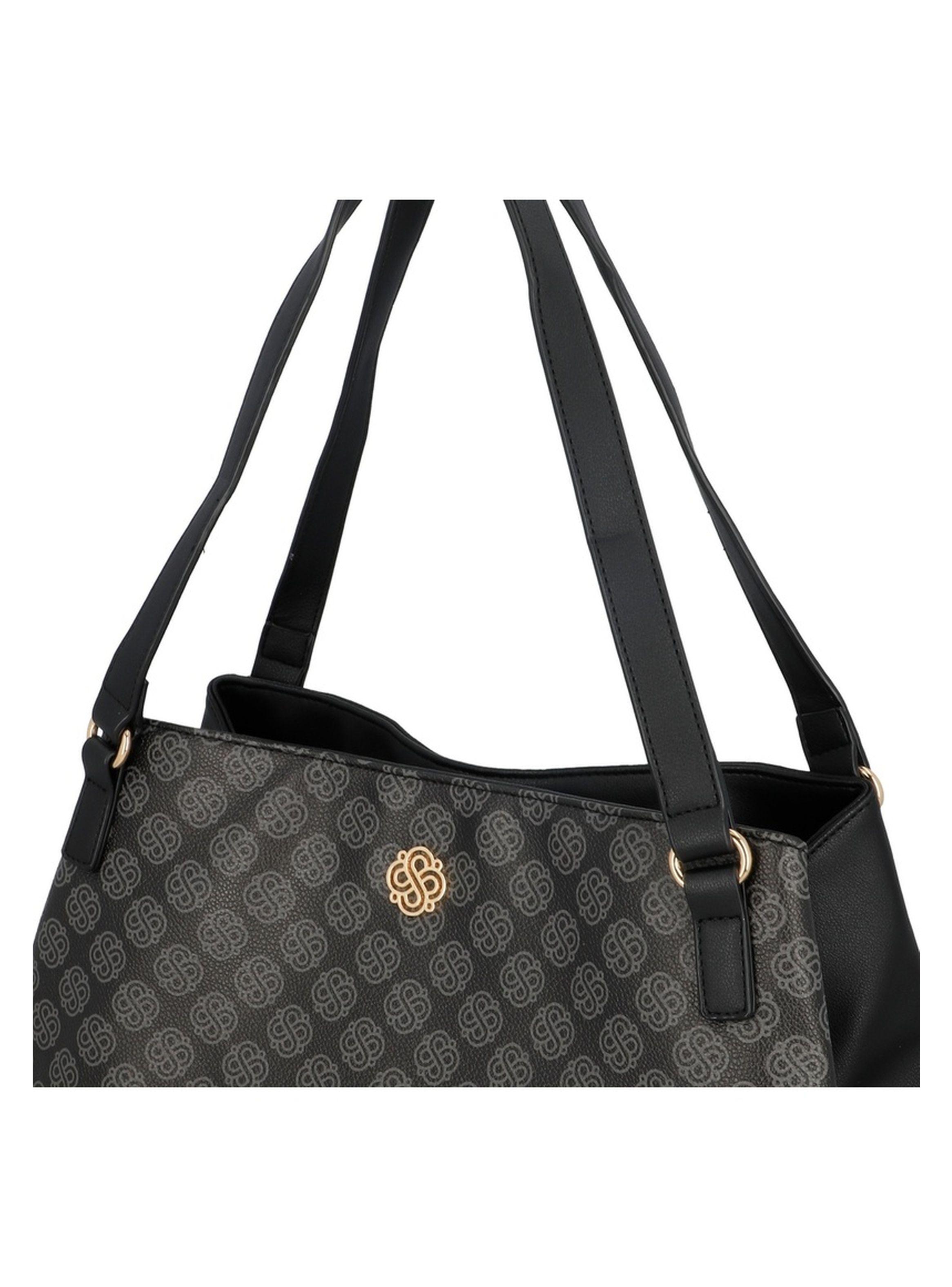 Cartera de hombro Secret Avignon FW25 L Negro-4