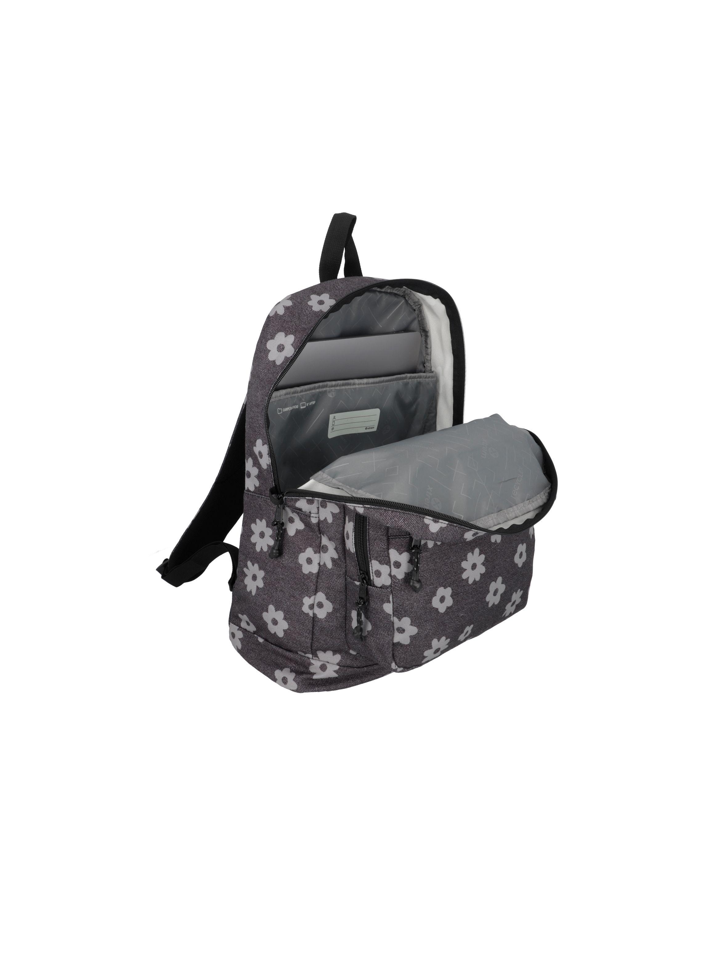 Mochila Notebook Xtrem Vito 4XT Gris 16"-3