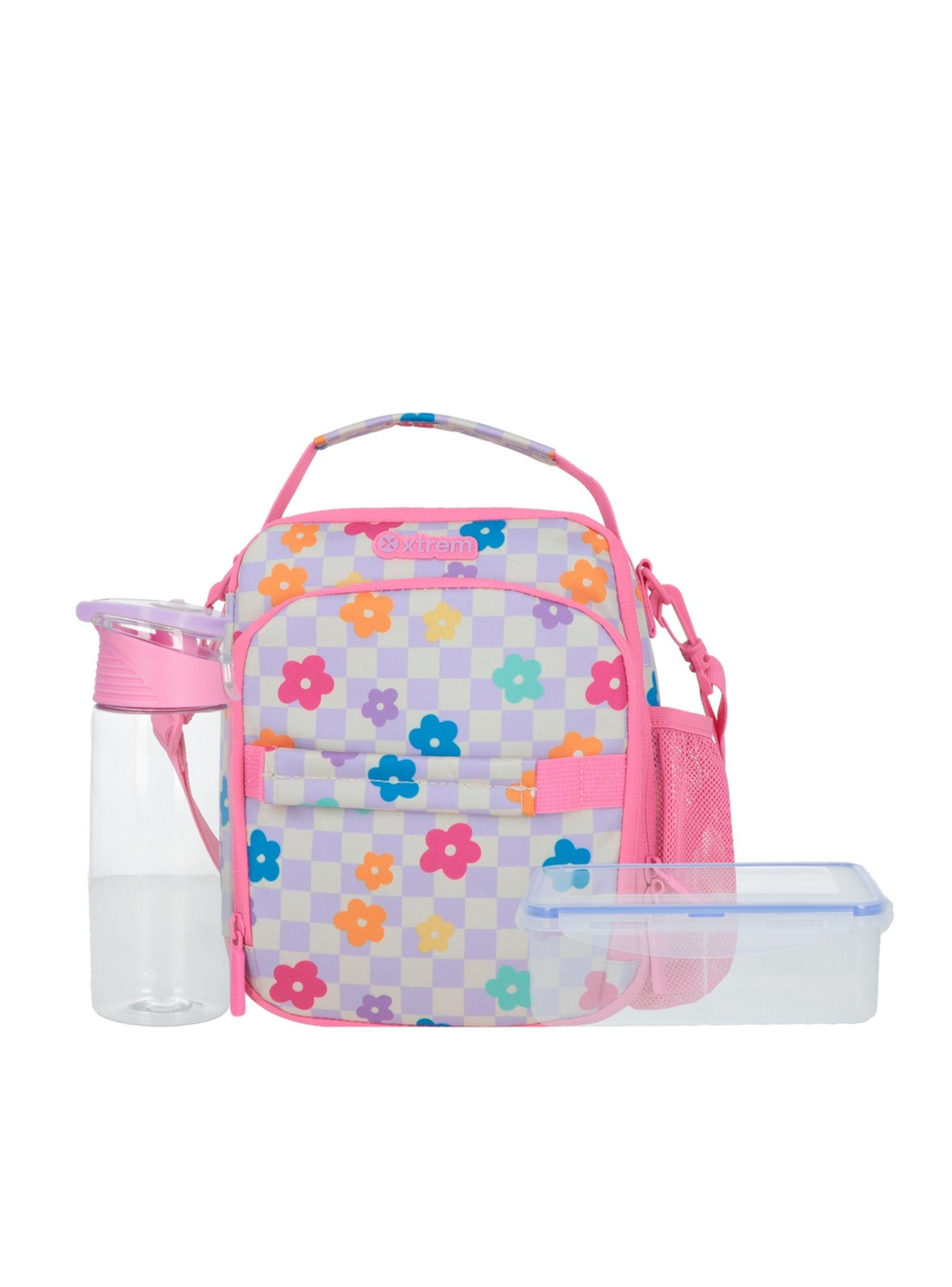 Lonchera Térmica Xtrem Lunch-Pack 6XT Flores Rosado-0