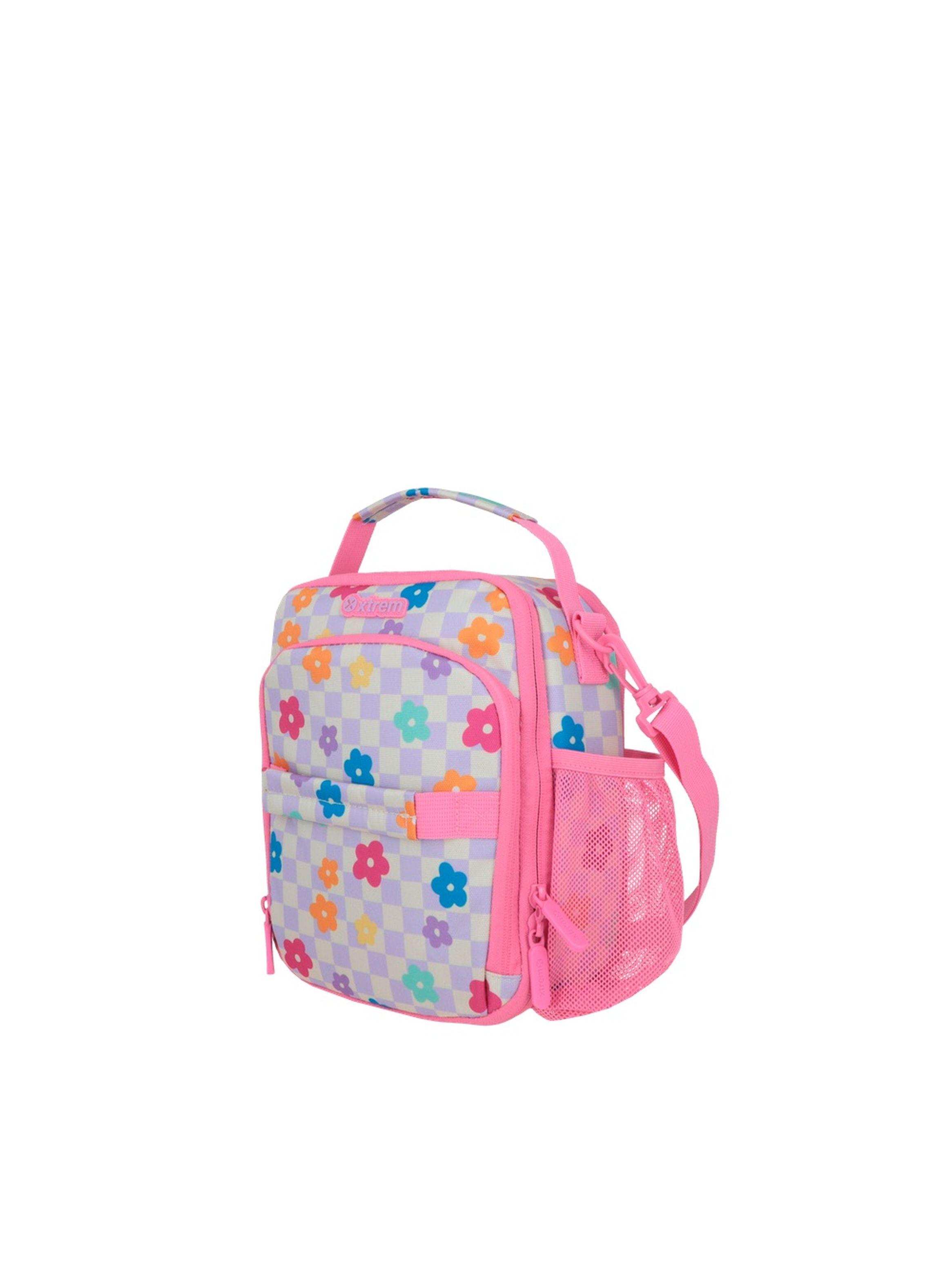 Lonchera Térmica Xtrem Lunch-Pack 6XT Flores Rosado-2