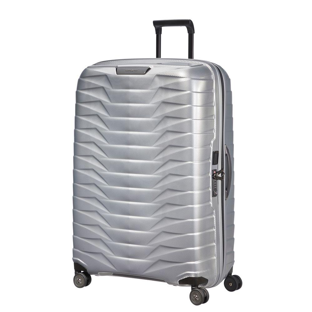 Maleta Grande Samsonite Proxis Plateada-1