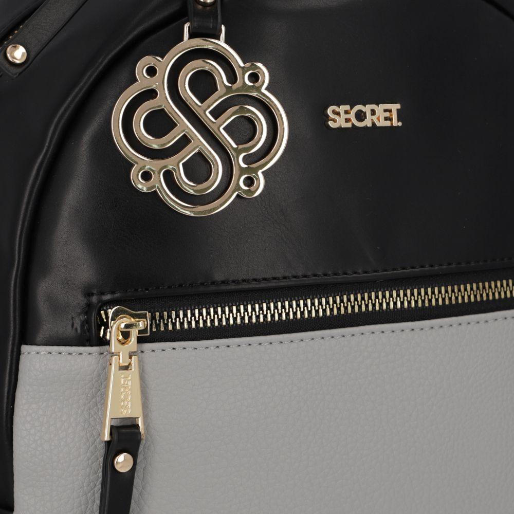 Cartera Panama Casual Negro Secret M-7
