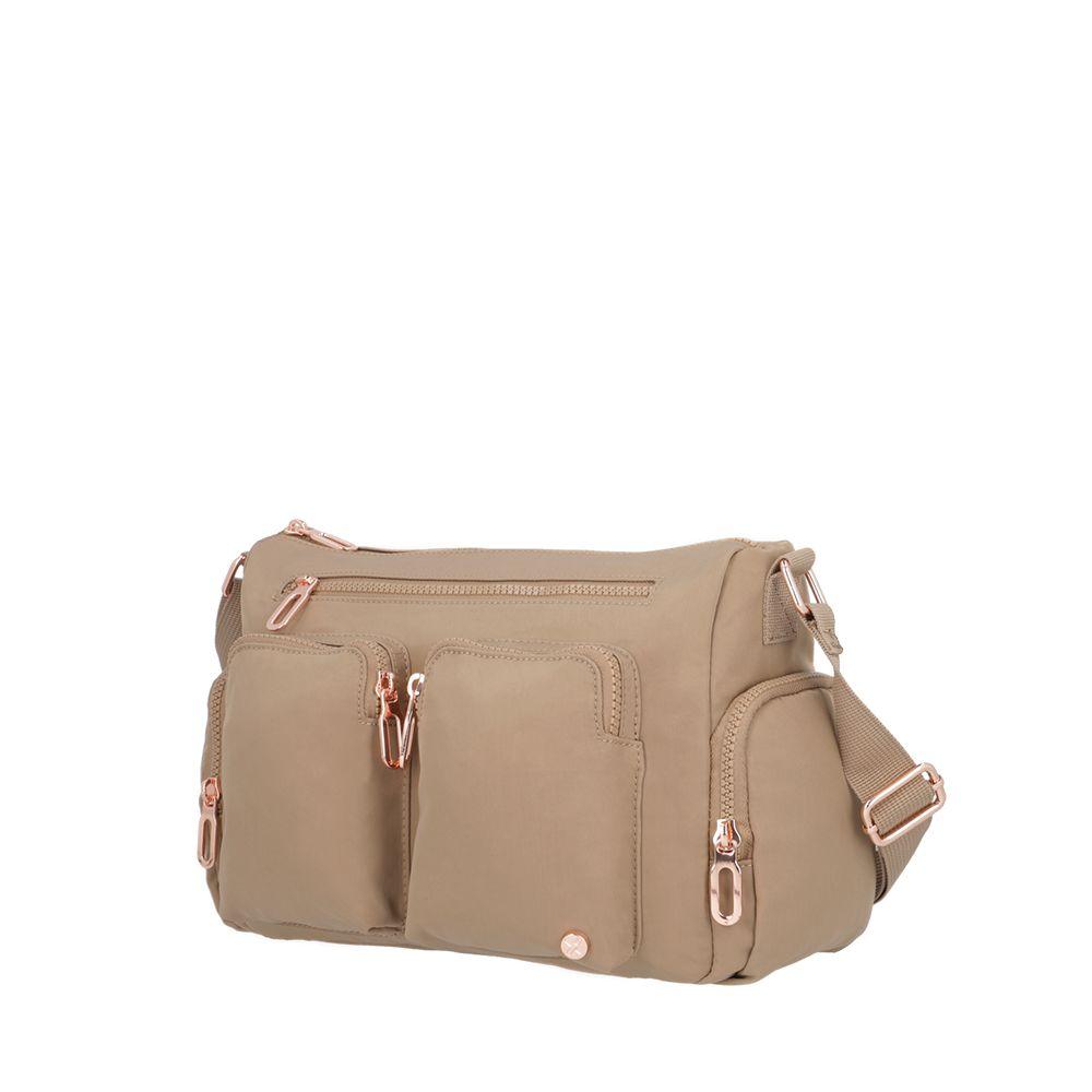 Cartera cruzada Mujer Lucca Beige M-1