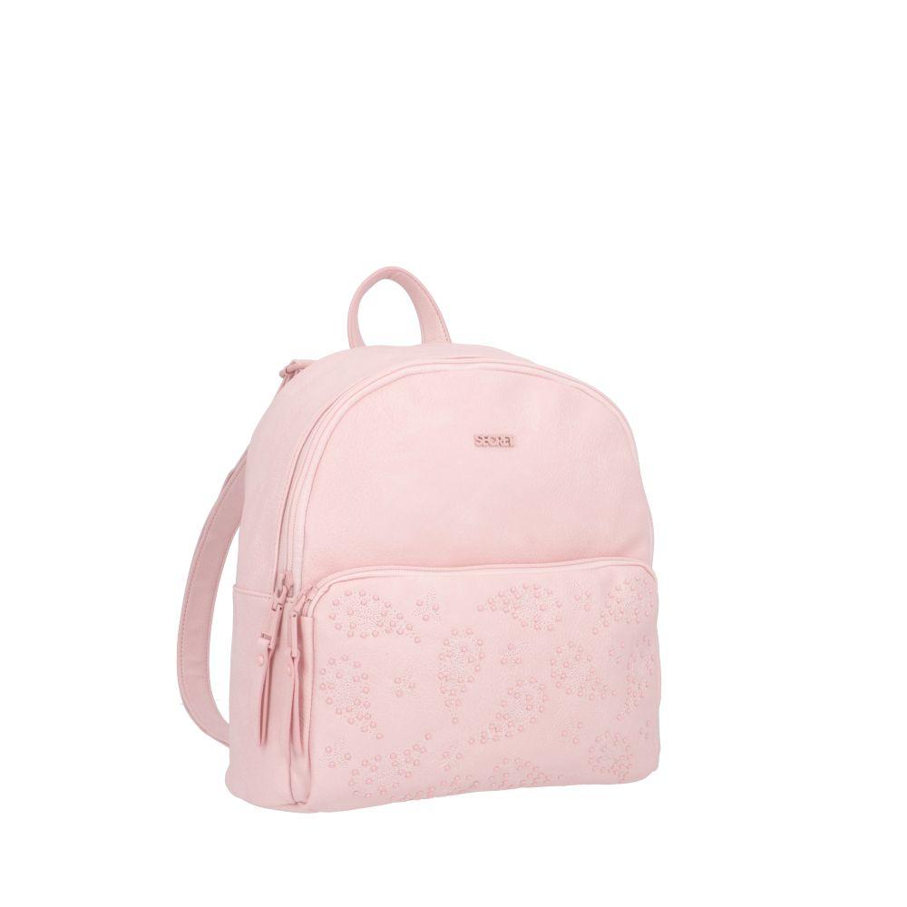 Mochila Oxford Casual Rosado Secret M-1