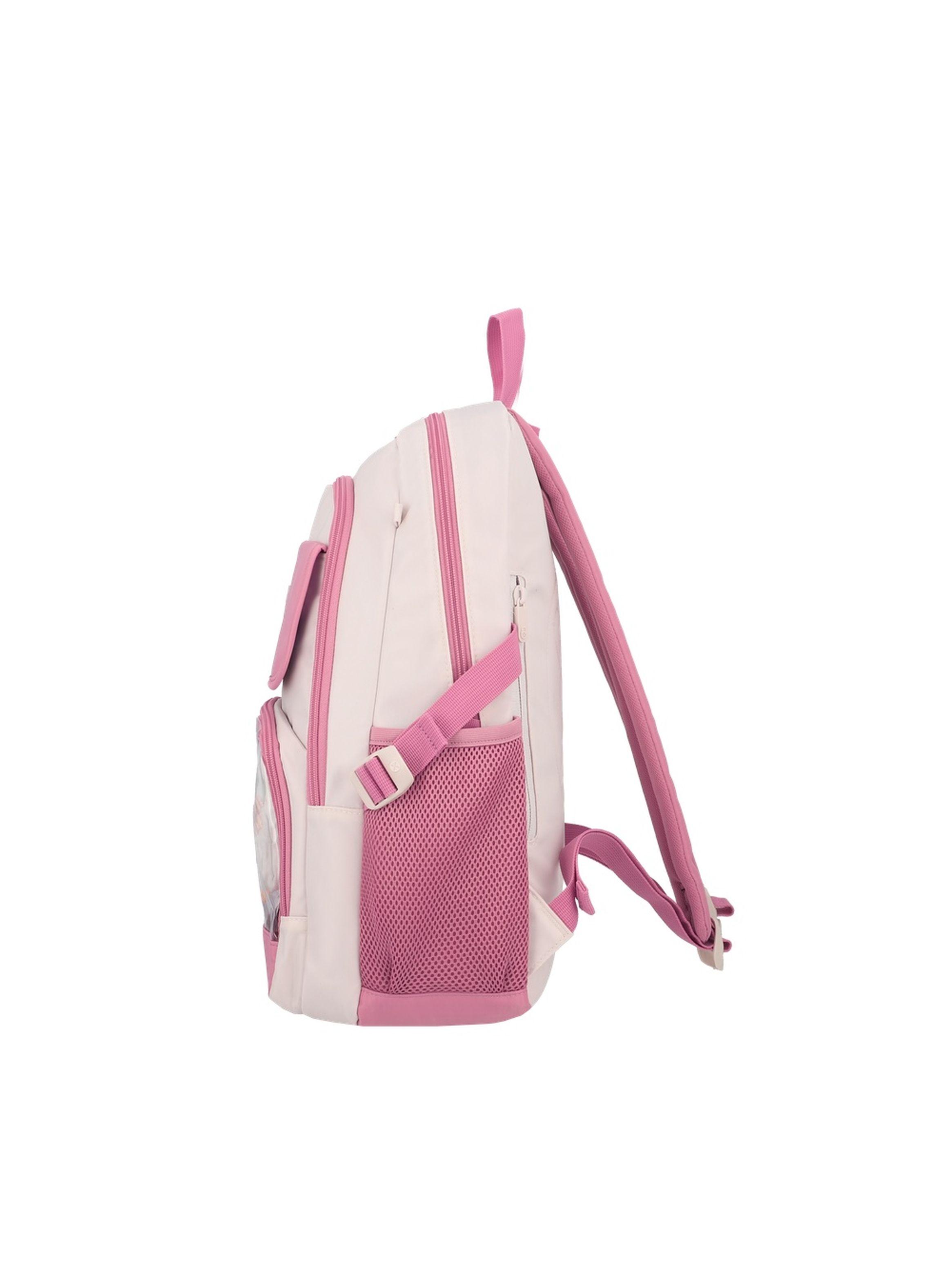 Mochila Notebook Xtrem Yuki 6XT Beige/Rosado 15"-4
