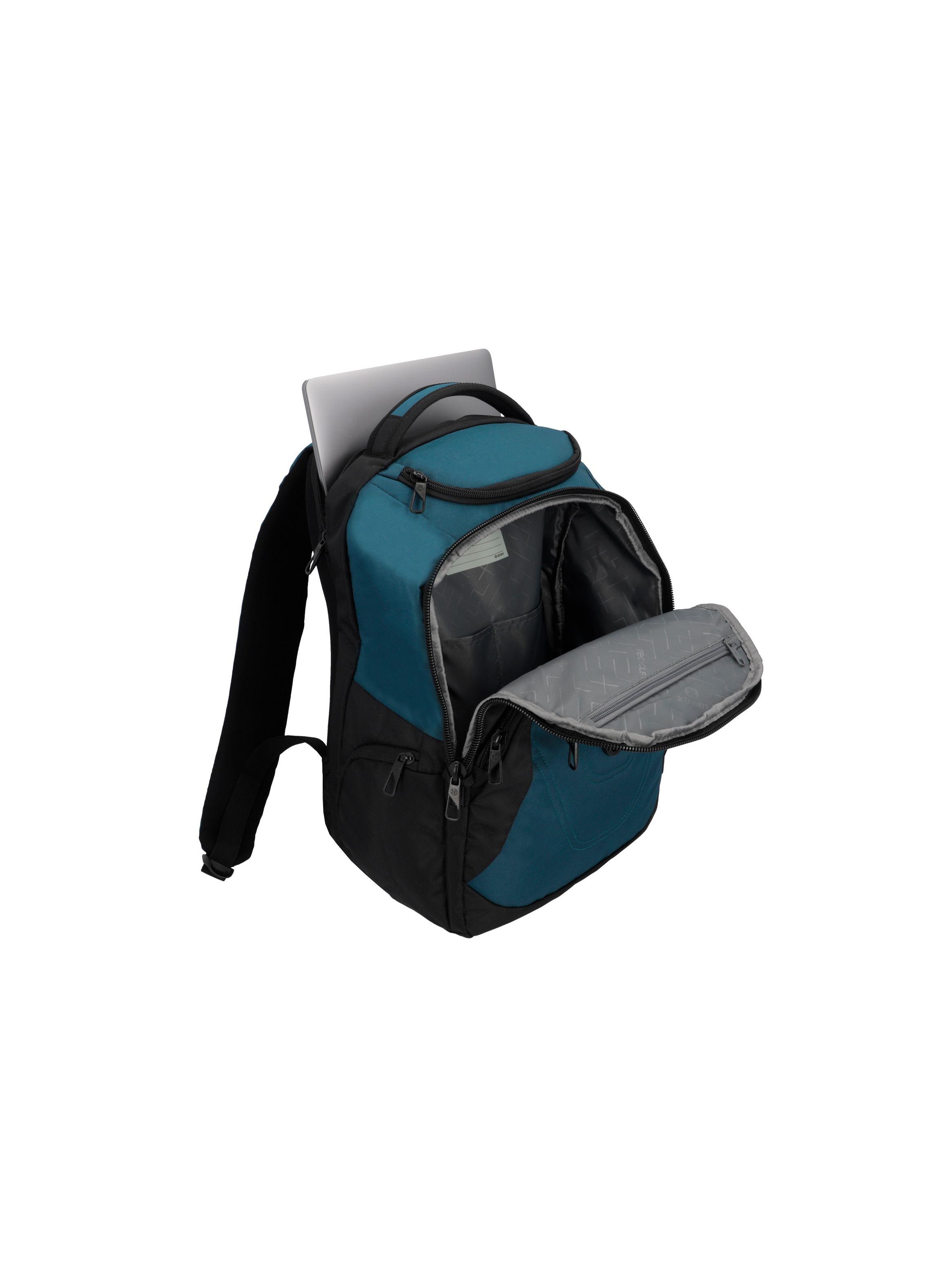 Mochila Notebook Xtrem Epic 2.0 4XT Azul 17"-3