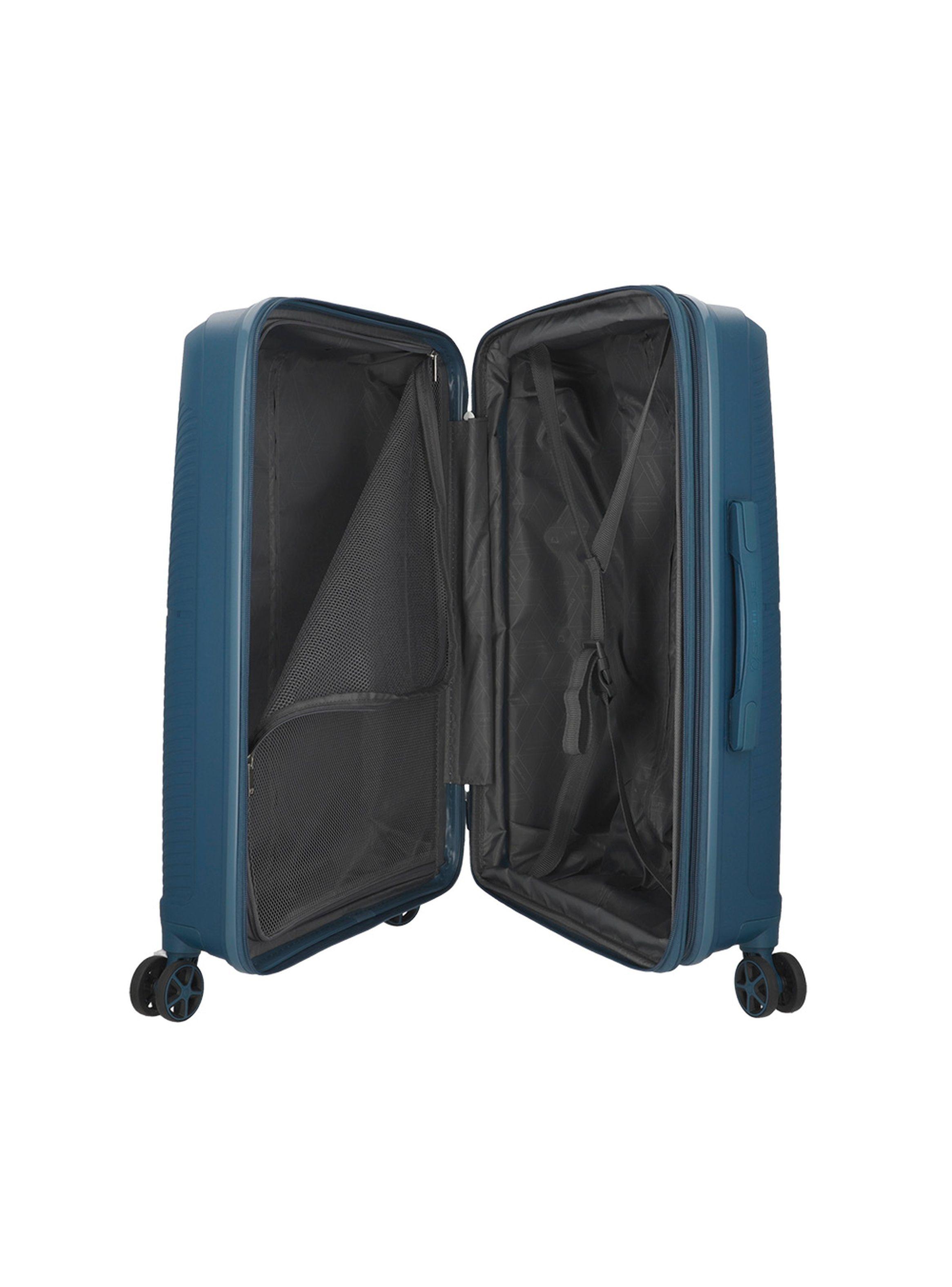Maleta Grande Saxoline Nickel Azul-3