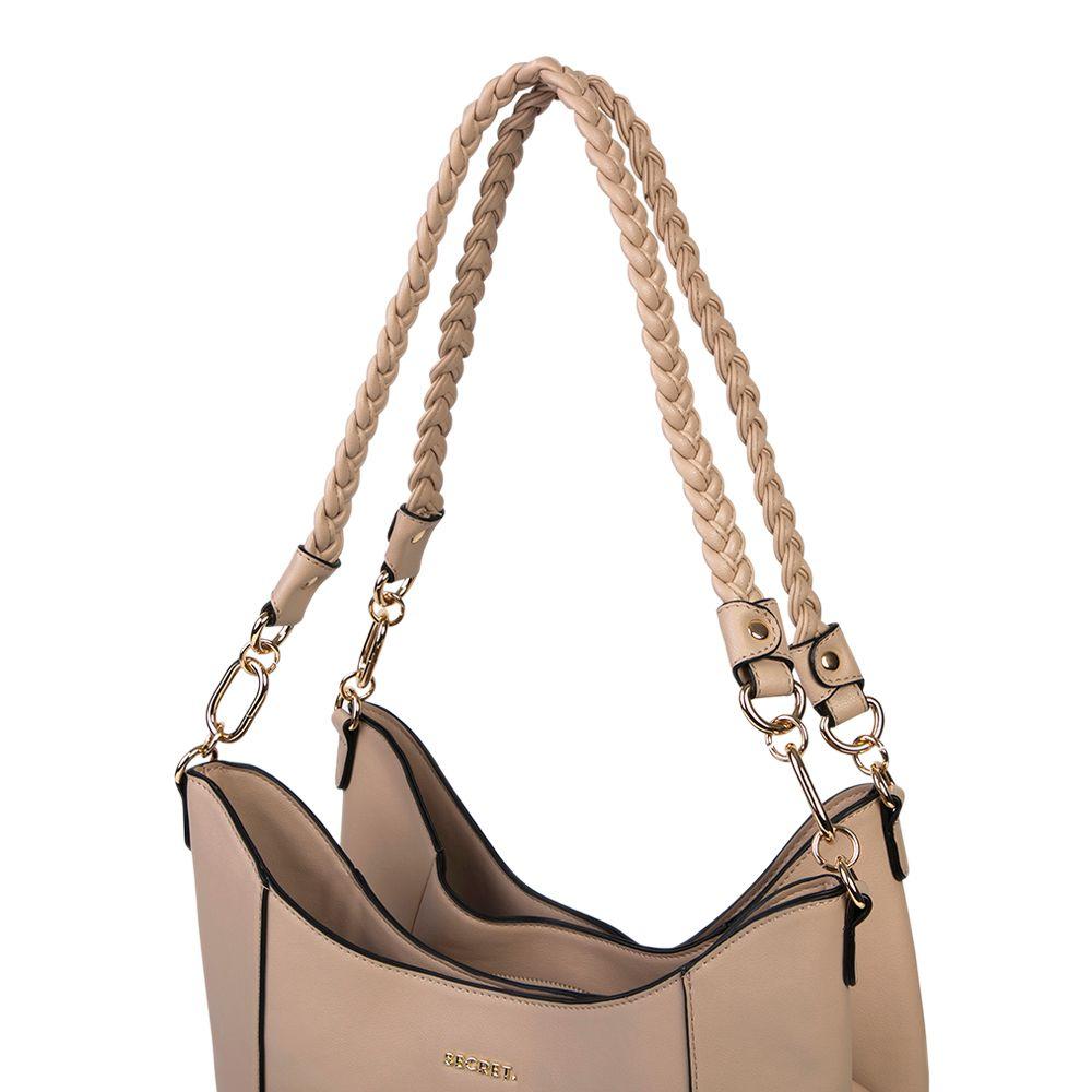 Cartera de hombro Secret Monaco Beige L-4