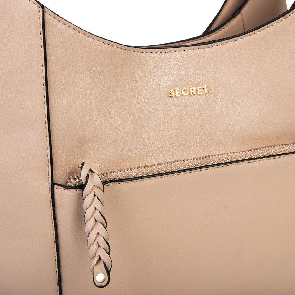 Cartera de hombro Secret Monaco Beige L-5