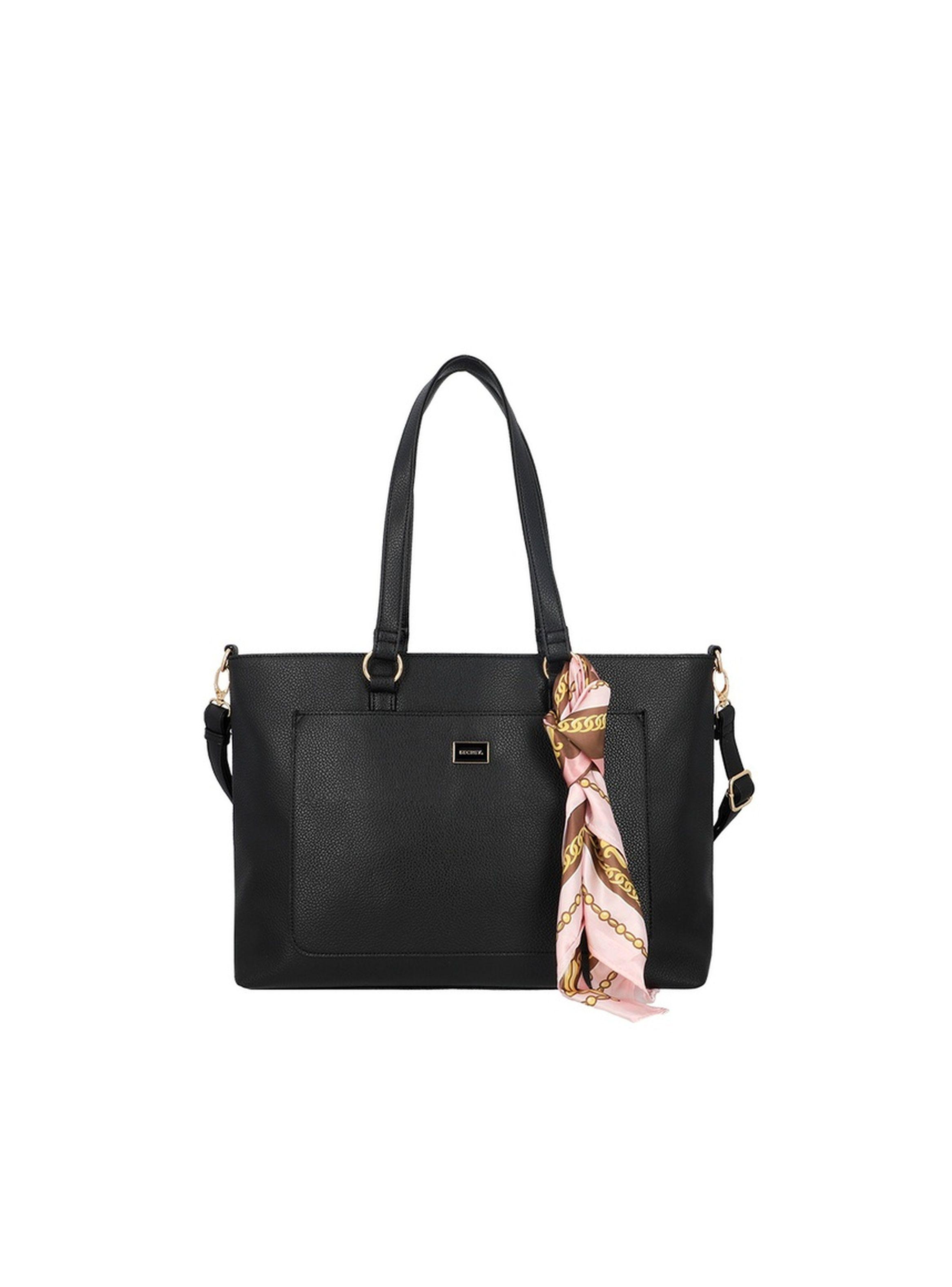 Cartera Tote Secret Riga FW25 L Negro-0