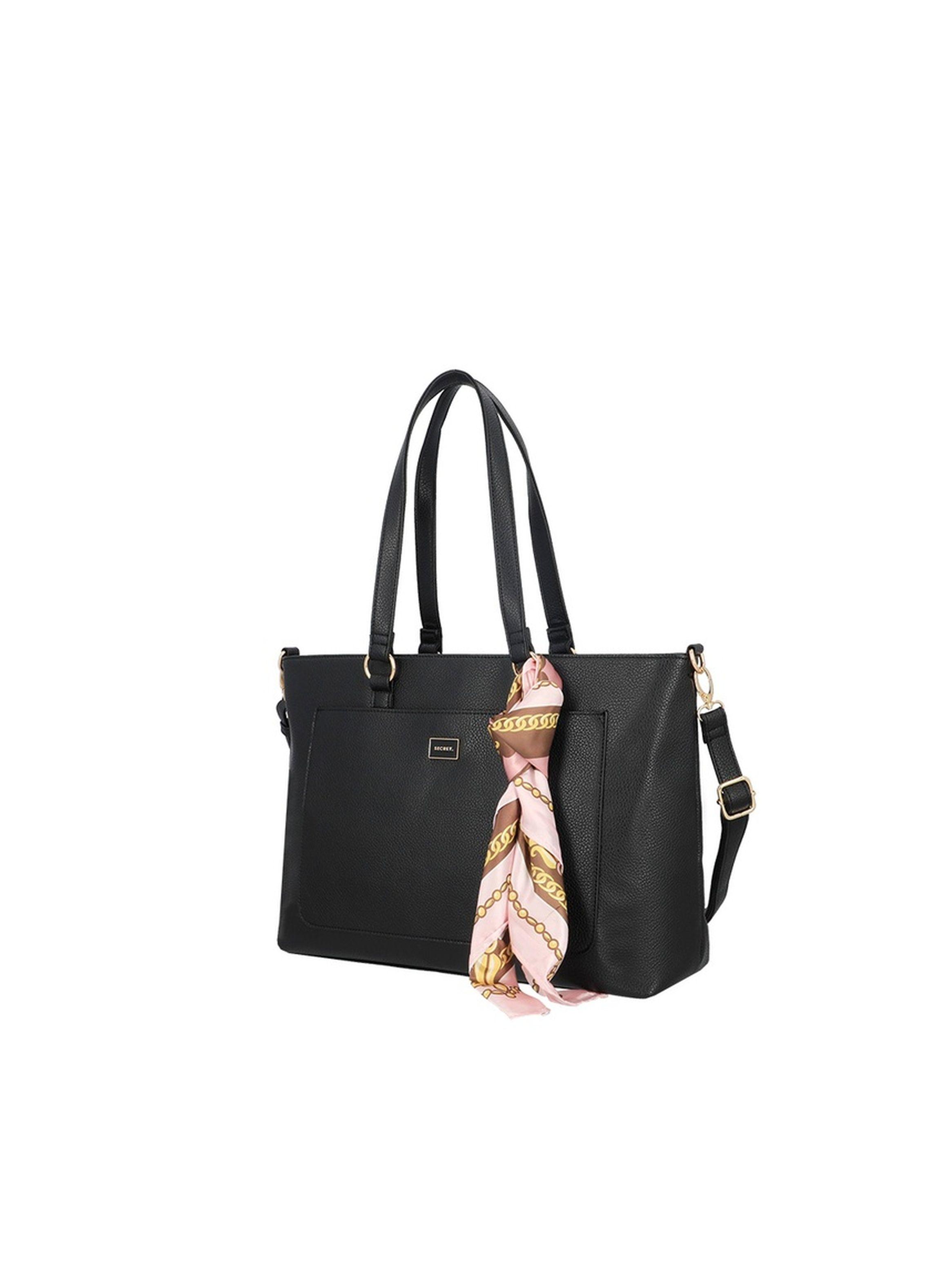 Cartera Tote Secret Riga FW25 L Negro-1