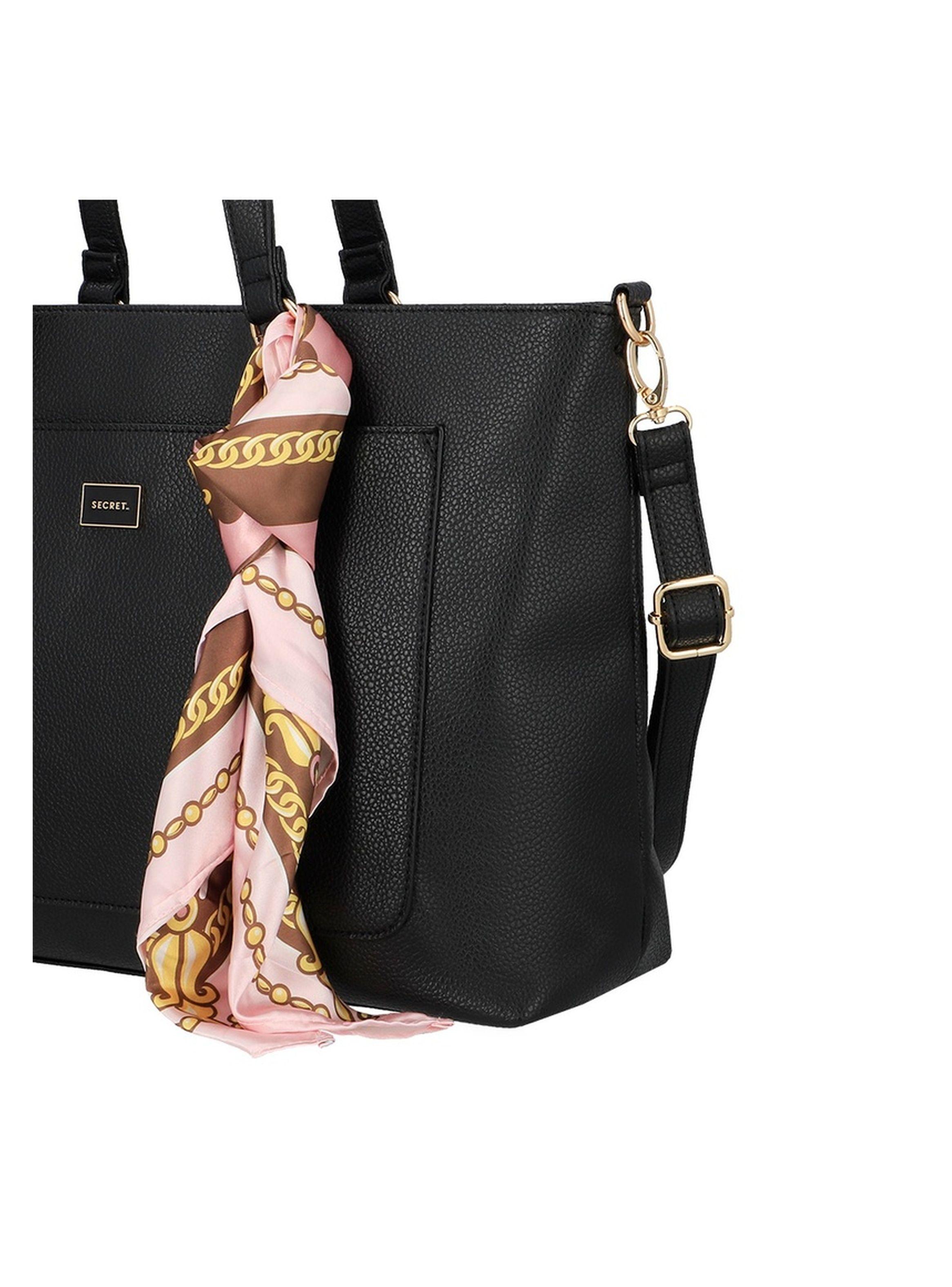 Cartera Tote Secret Riga FW25 L Negro-4