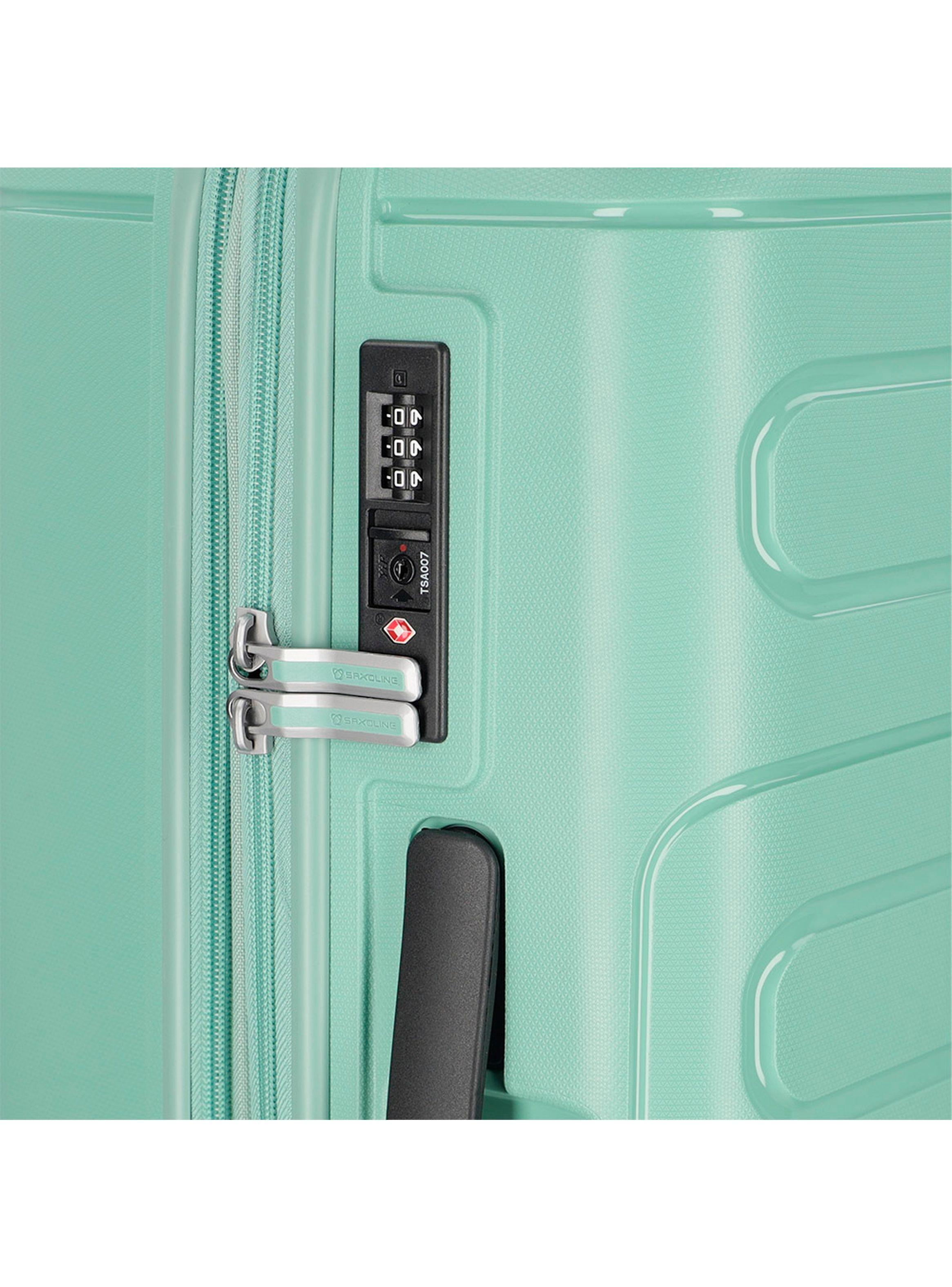Maleta de Cabina Expandible Saxoline Fortress Verde-7