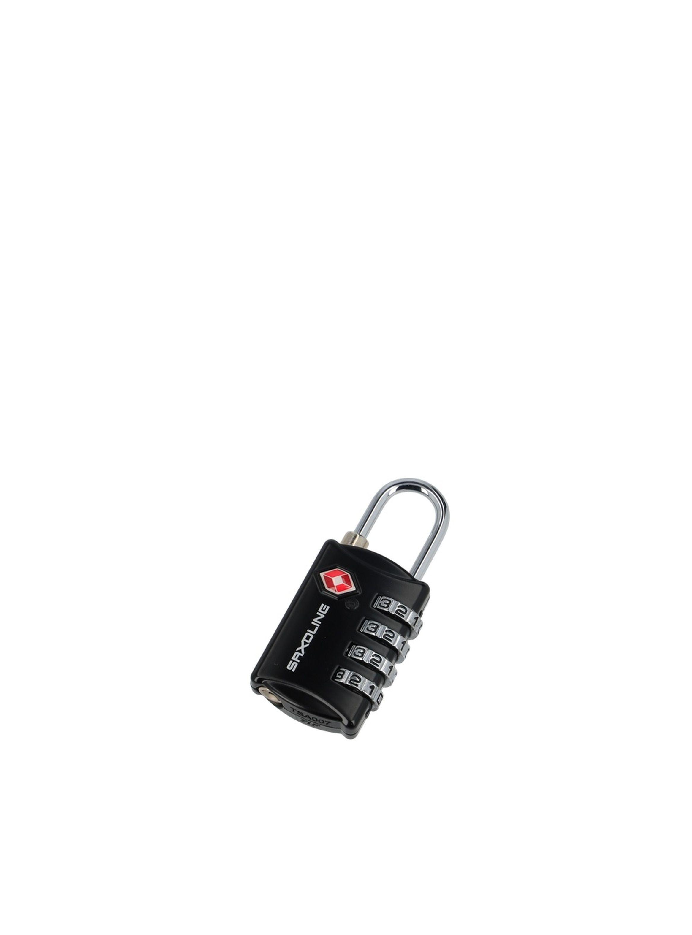 Candado para Maleta con 4 diales TSA Saxoline Negro-2