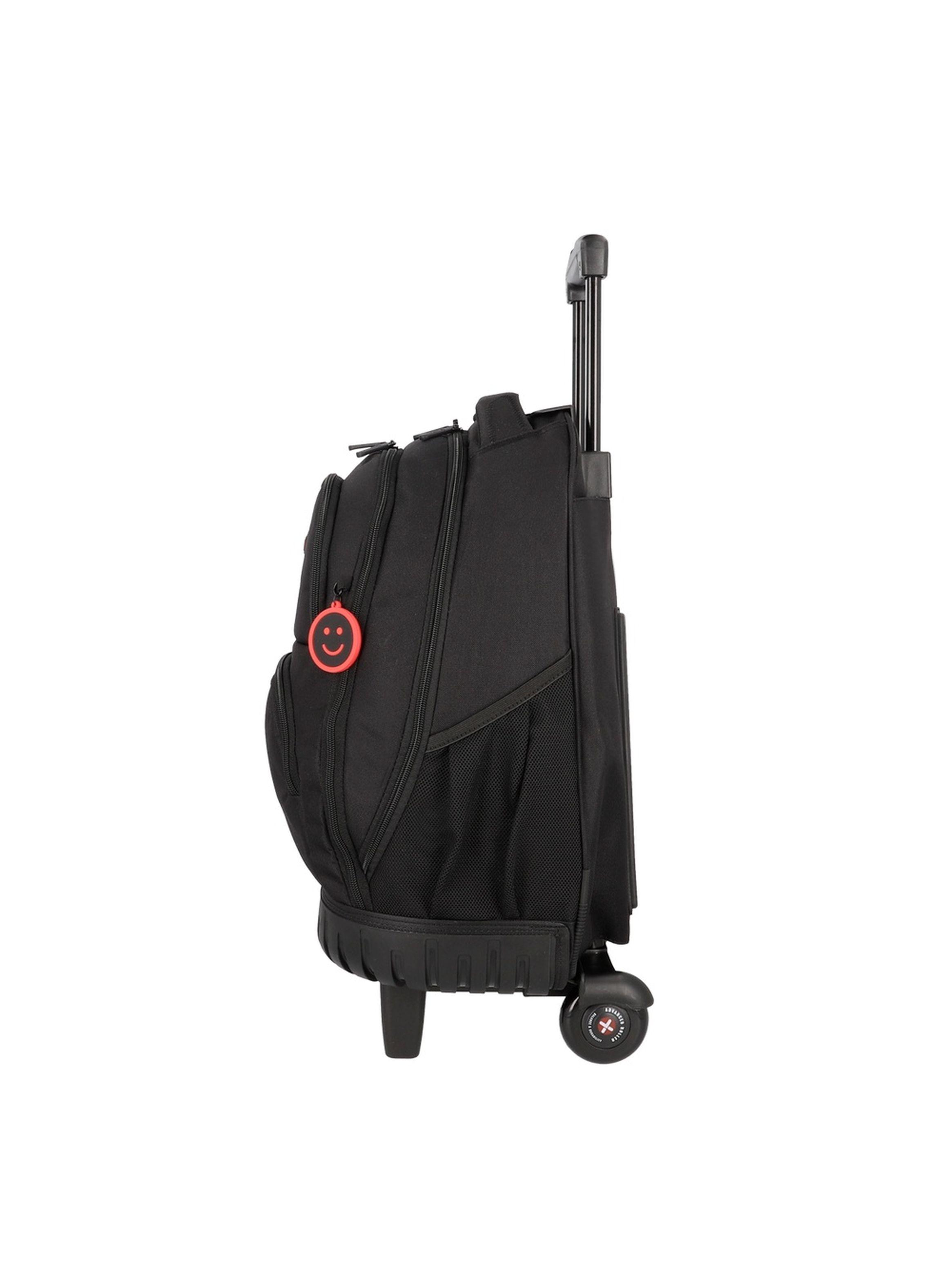 Mochila con ruedas Xtrem Cross 6XT Negro/Rojo-4