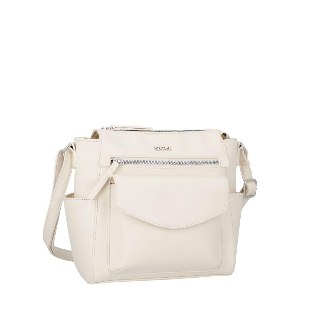 Cartera Atenas Casual Marfil Secret M-1