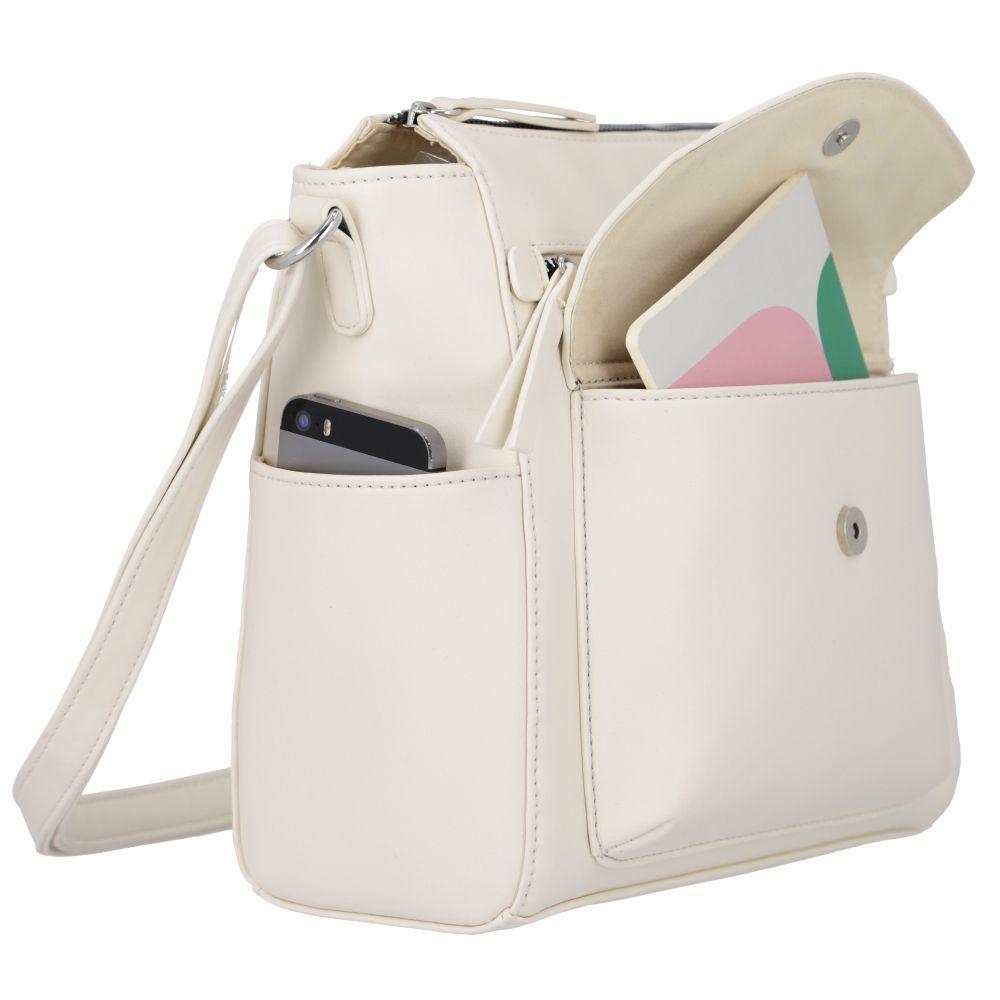 Cartera Atenas Casual Marfil Secret M-8