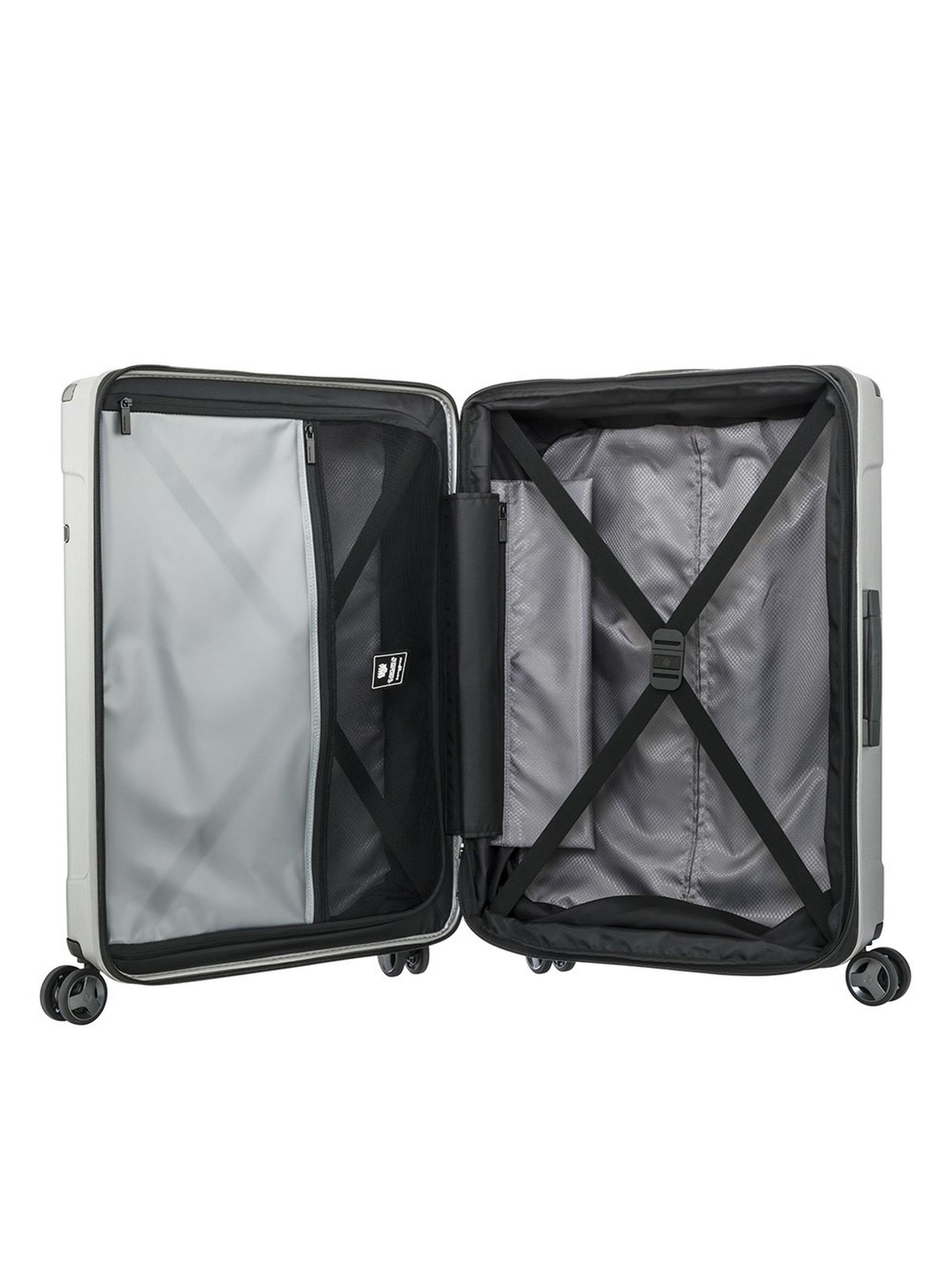 Maleta Mediana Samsonite Evoa Plateado-2