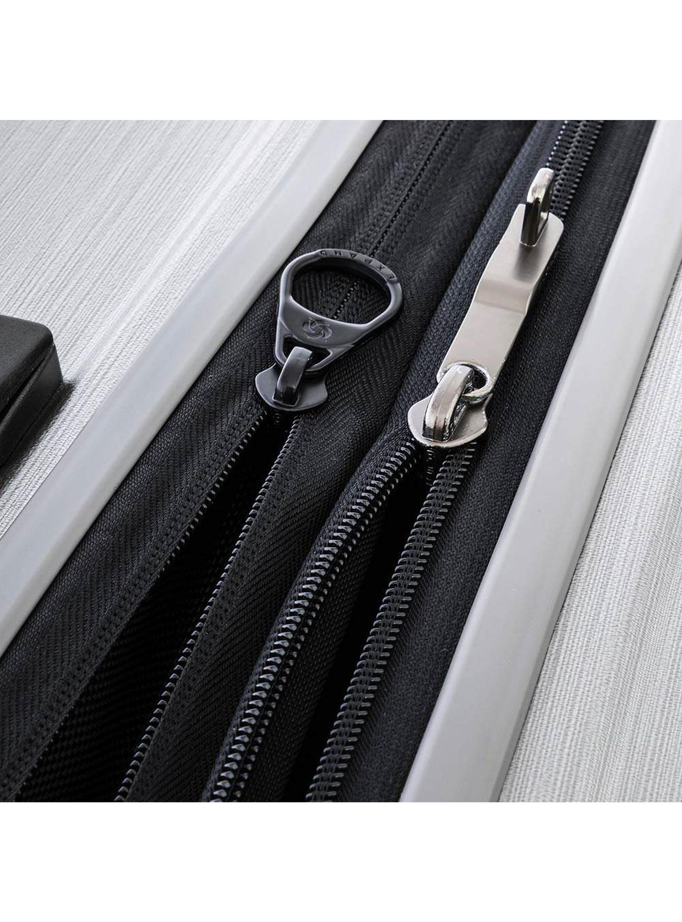 Maleta Mediana Samsonite Evoa Plateado-6