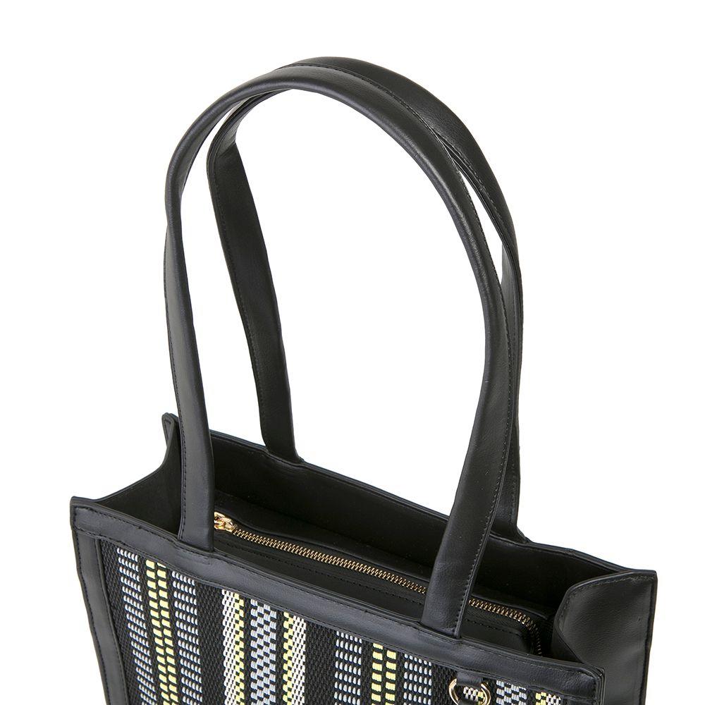 Cartera Tote Bag Secret Indonesia Negro L-4