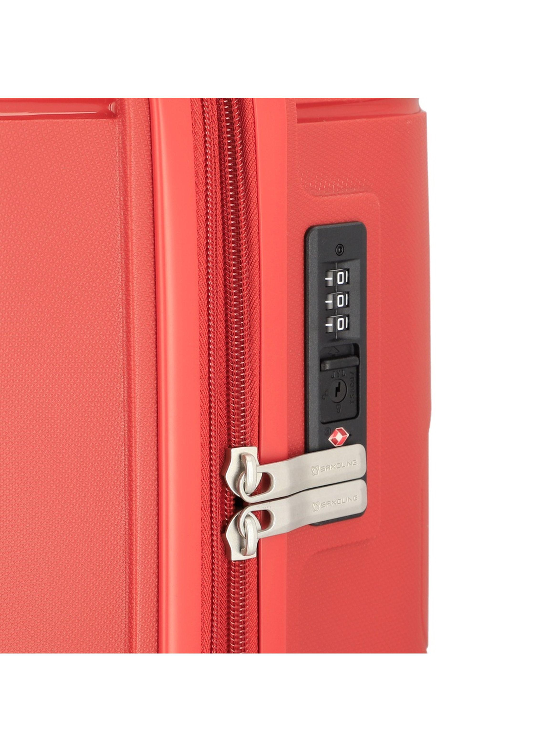 Maleta de Cabina Saxoline Fortress 2.0 Rojo-9