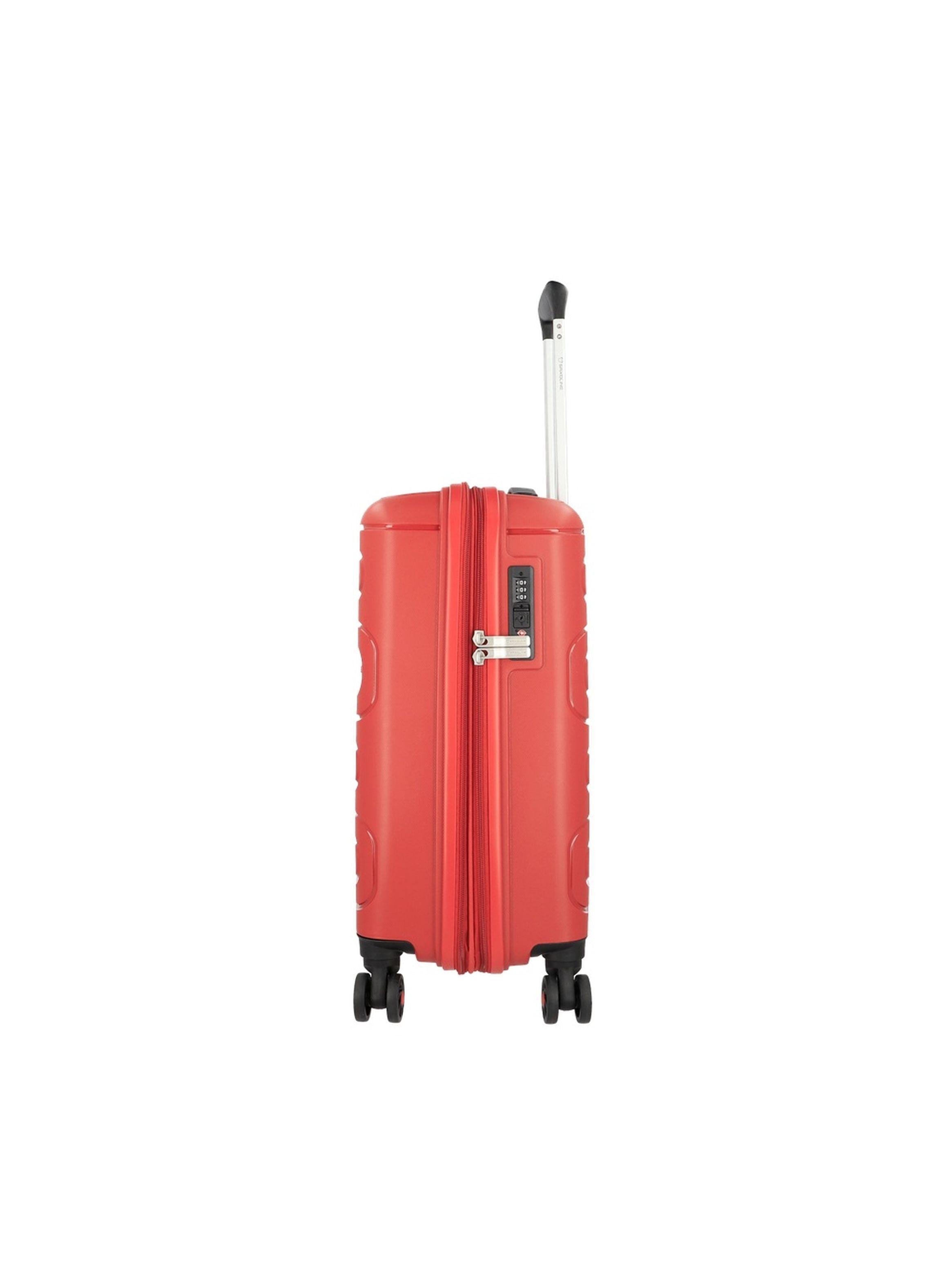 Maleta de Cabina Saxoline Fortress 2.0 Rojo-4