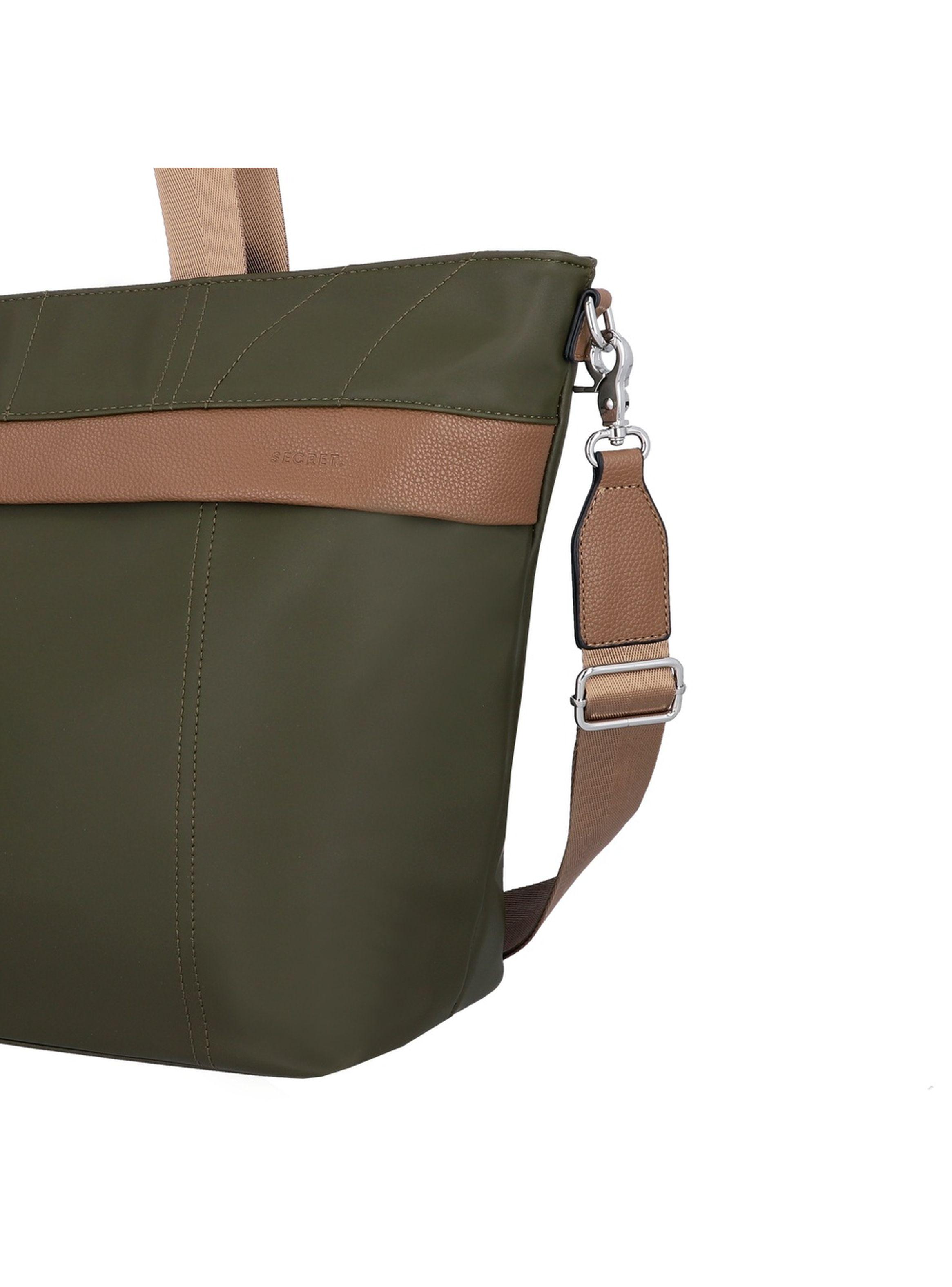 Cartera Tote Secret Oxford ST6 L Verde-4